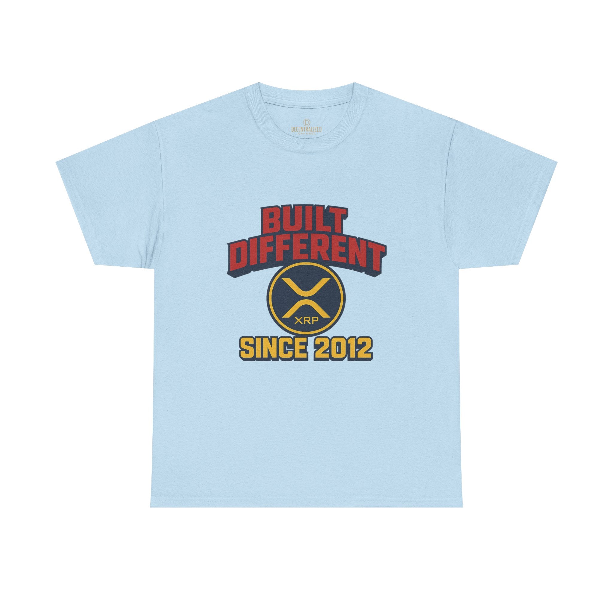Built Different Since 2012 T-Shirt – Retro XRP Logo Tee