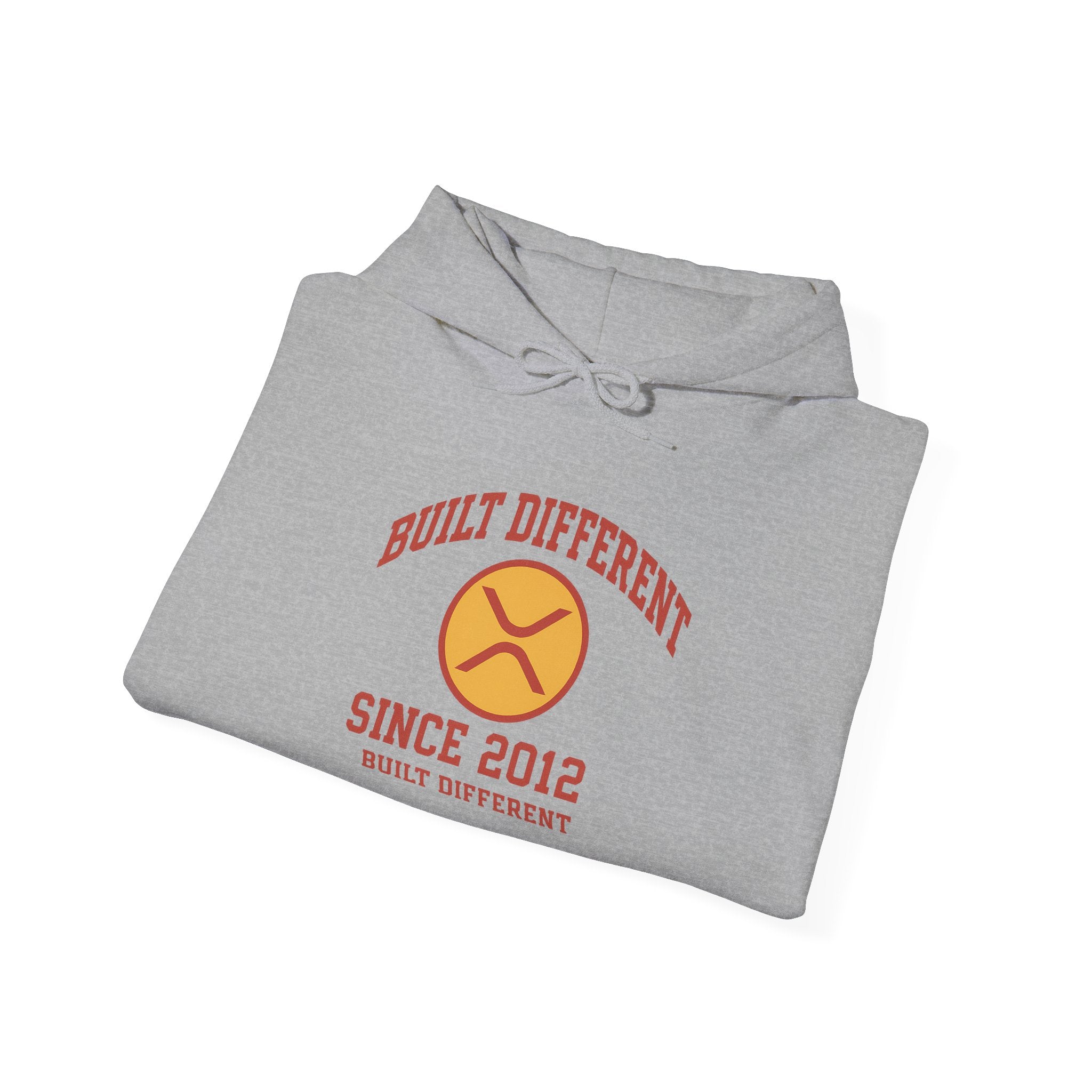 Built Different Hoodie — 'Built Different Since 2012' Retro Logo Hooded Sweatshirt