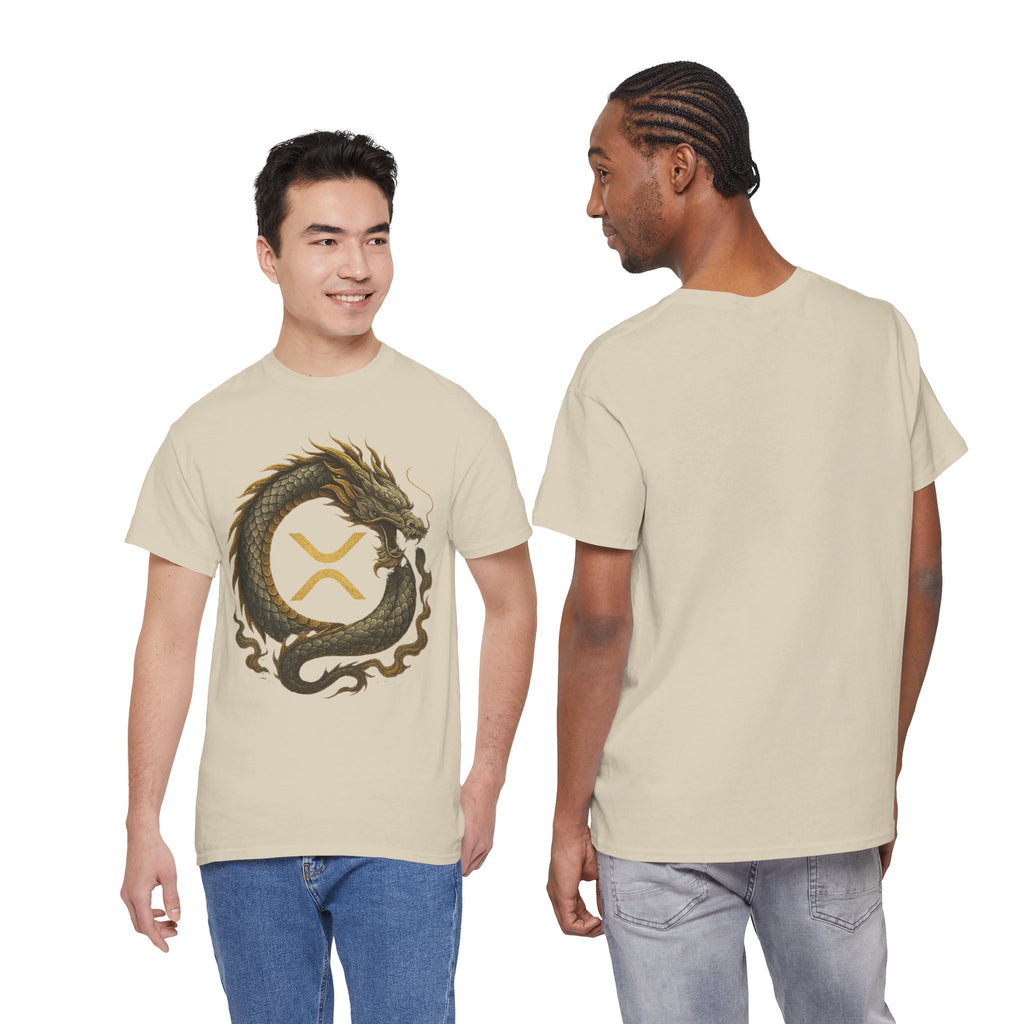 Dragon XRP Logo T-Shirt — Crypto XRP Circle Dragon Graphic Tee