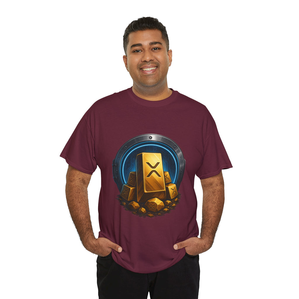 Crypto Gold Bars T-Shirt — Ripple (XRP) Stack Graphic Tee