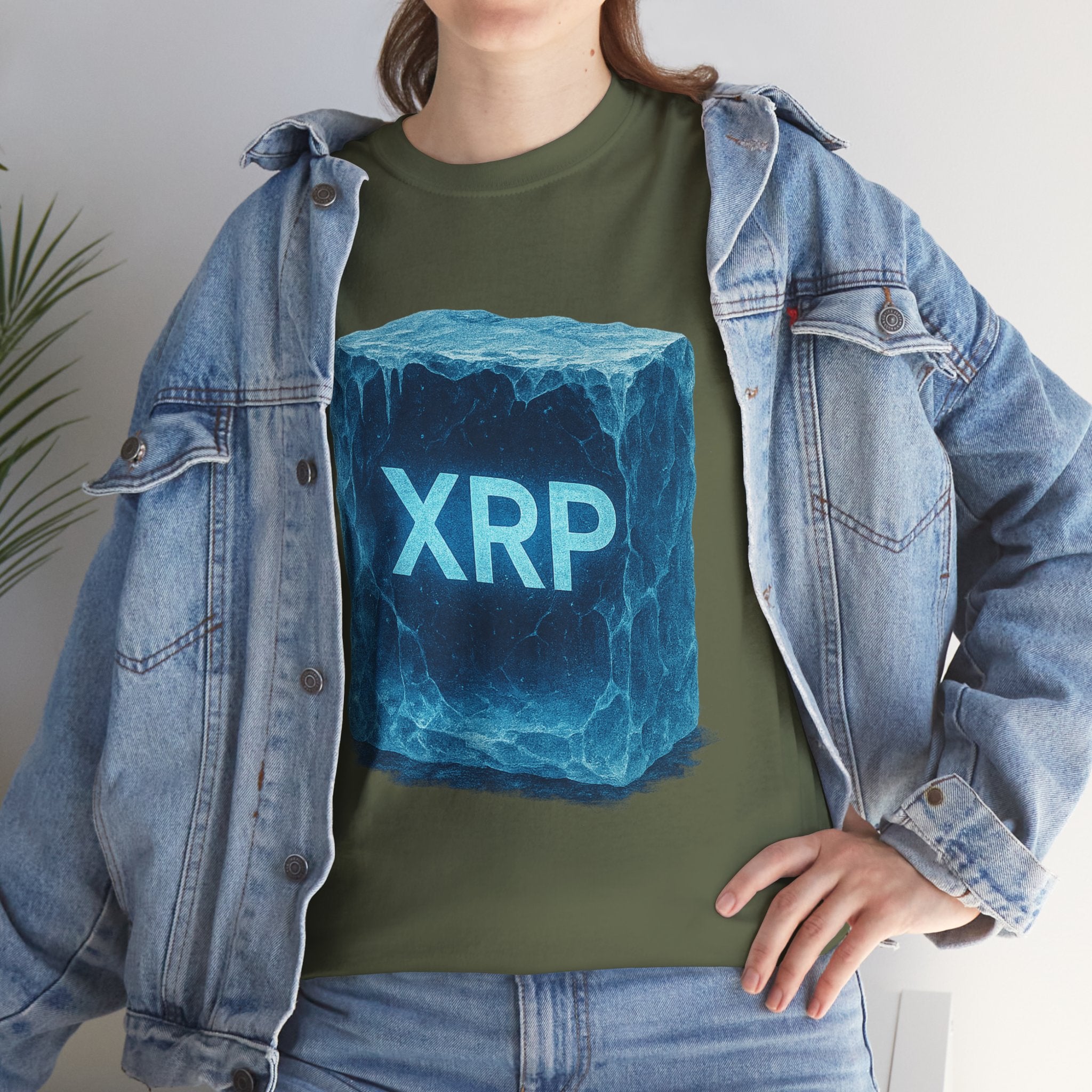 XRP Ice Block Tee — Crypto Ripple Logo T-Shirt