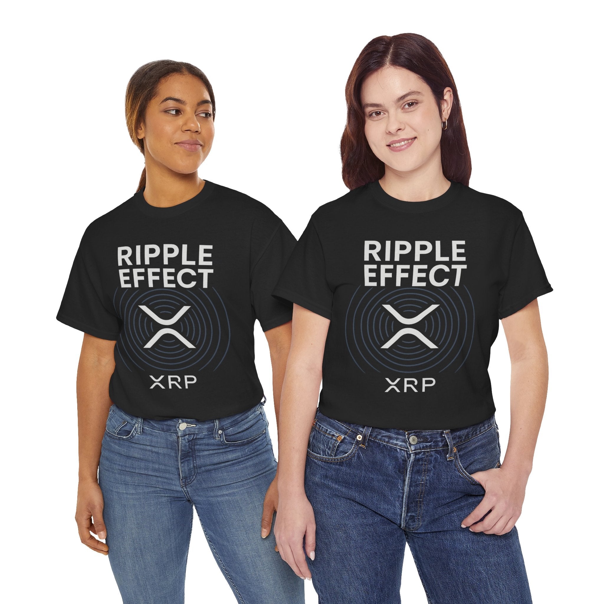 Ripple Effect XRP Tee — Minimal Cryptocurrency Logo T-Shirt