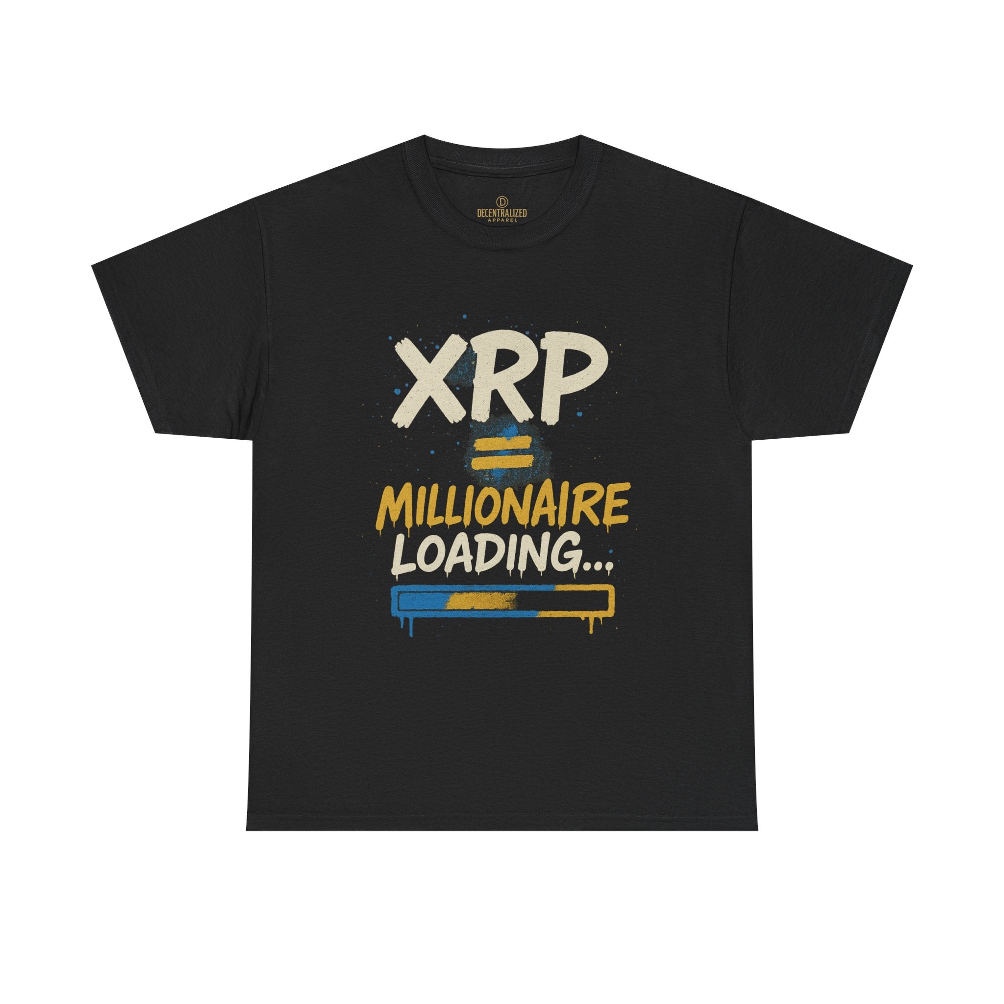 XRP Millionaire Loading T-Shirt — Crypto Investor Progress Tee
