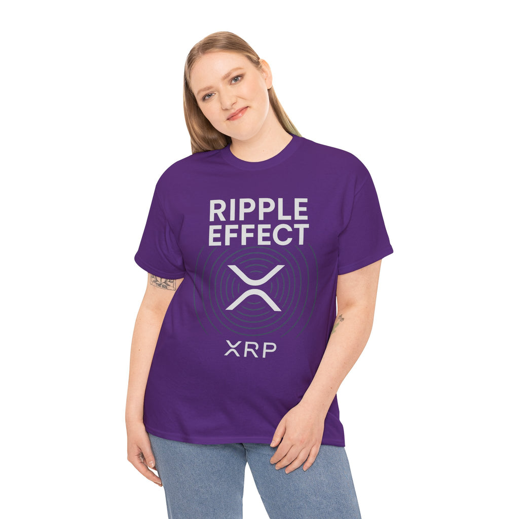 Ripple Effect XRP Tee — Minimal Cryptocurrency Logo T-Shirt