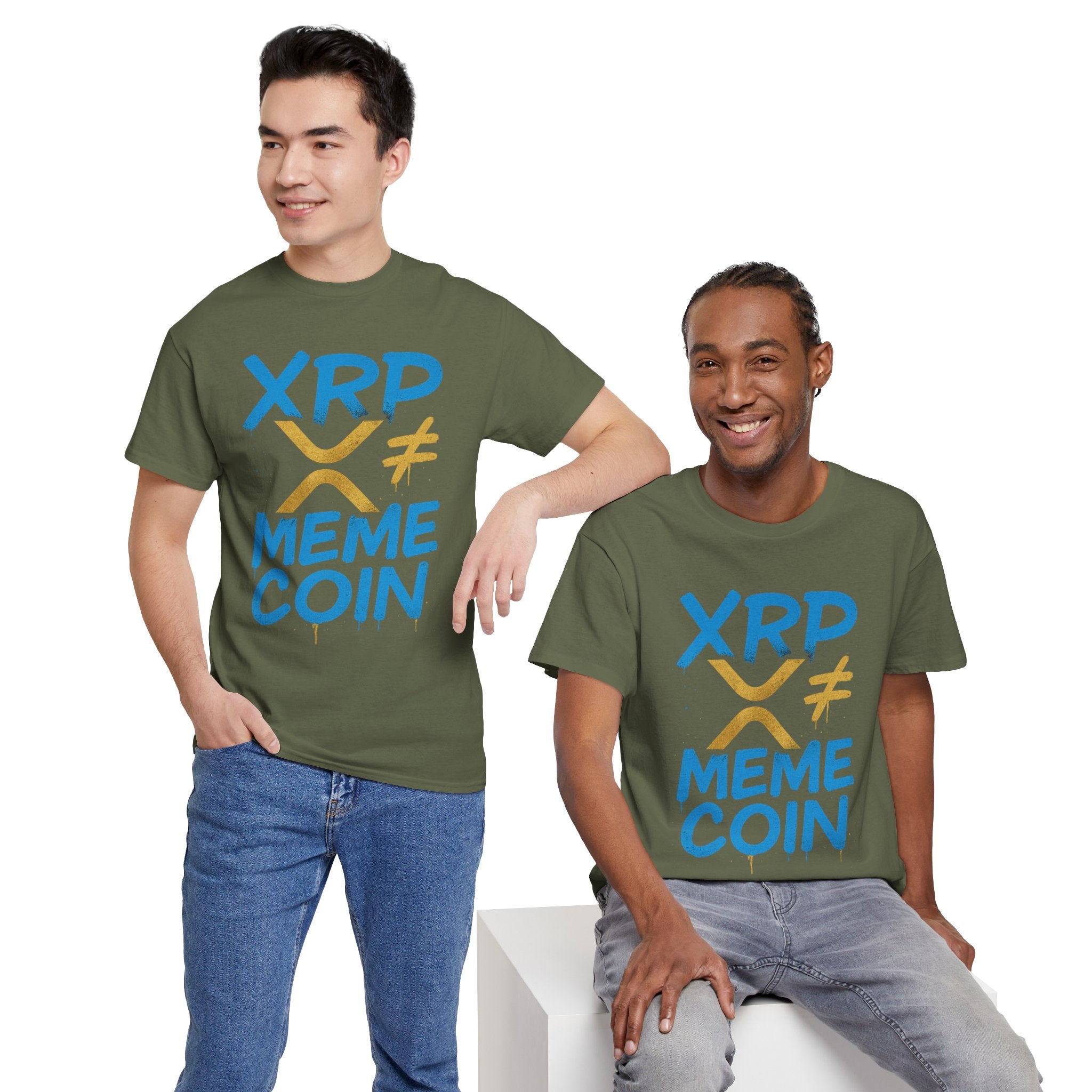 XRP ≠ Meme Coin T‑Shirt — Crypto Advocate Graphic Tee