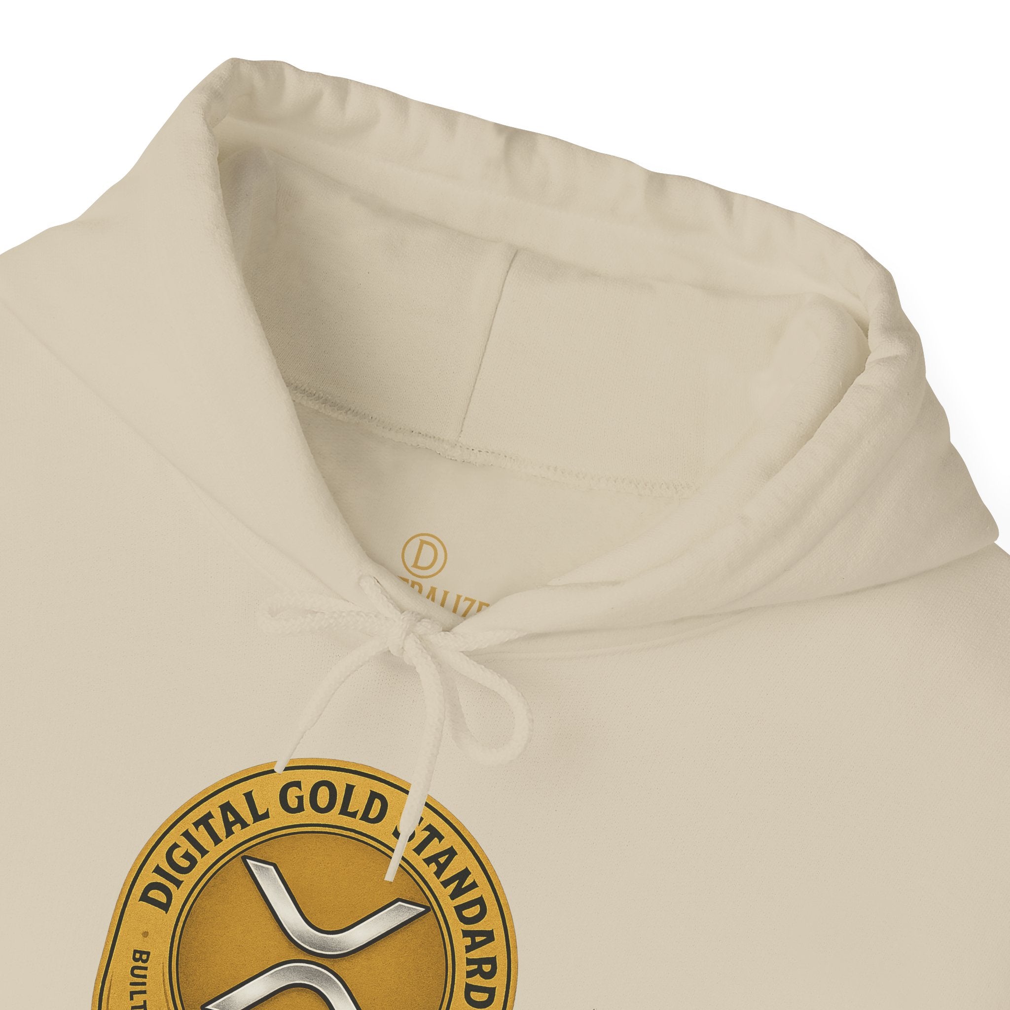 Crypto Coin Logo Hoodie — Digital Gold Standard XRP Emblem