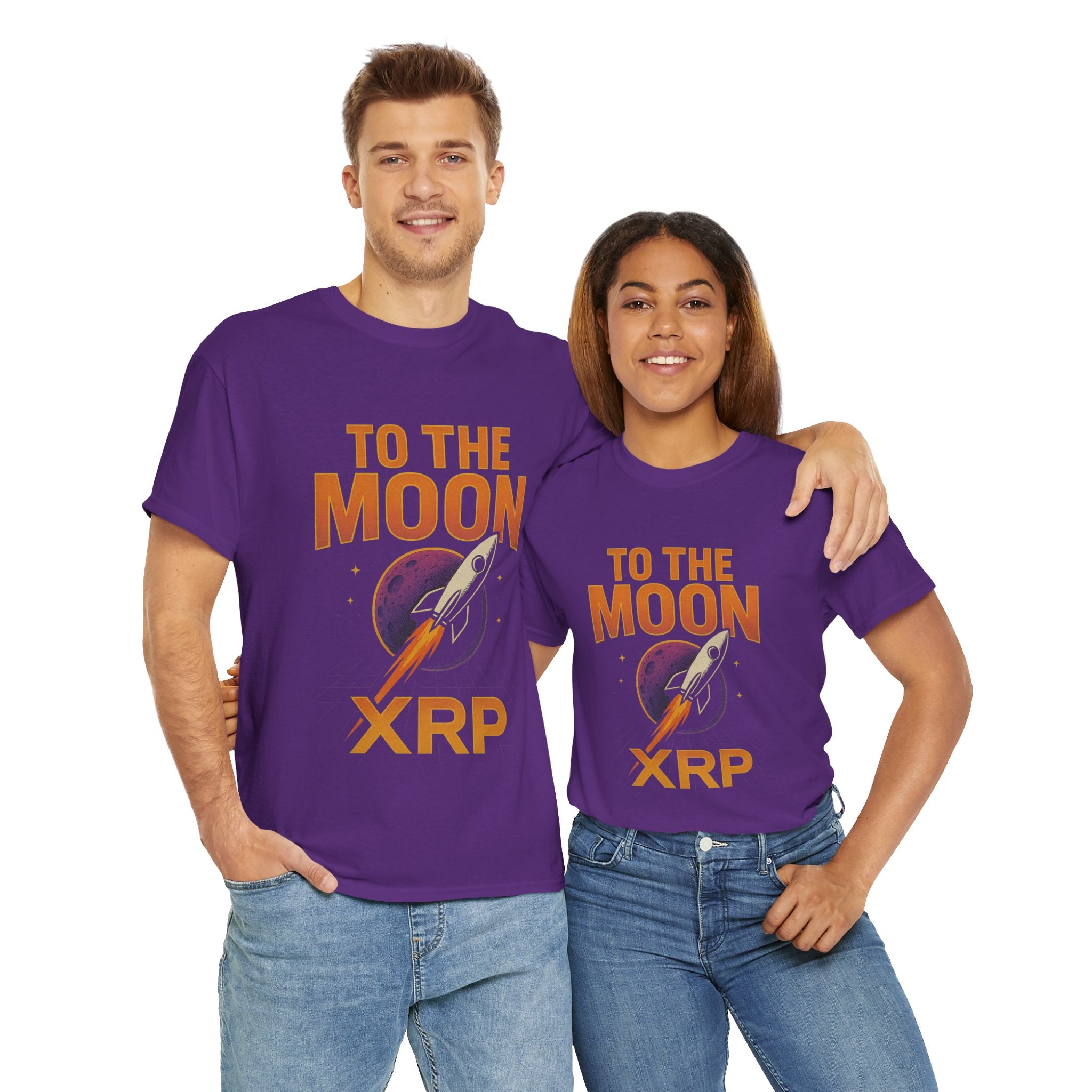 XRP To The Moon Tee — Cryptocurrency Investor Rocket Shirt