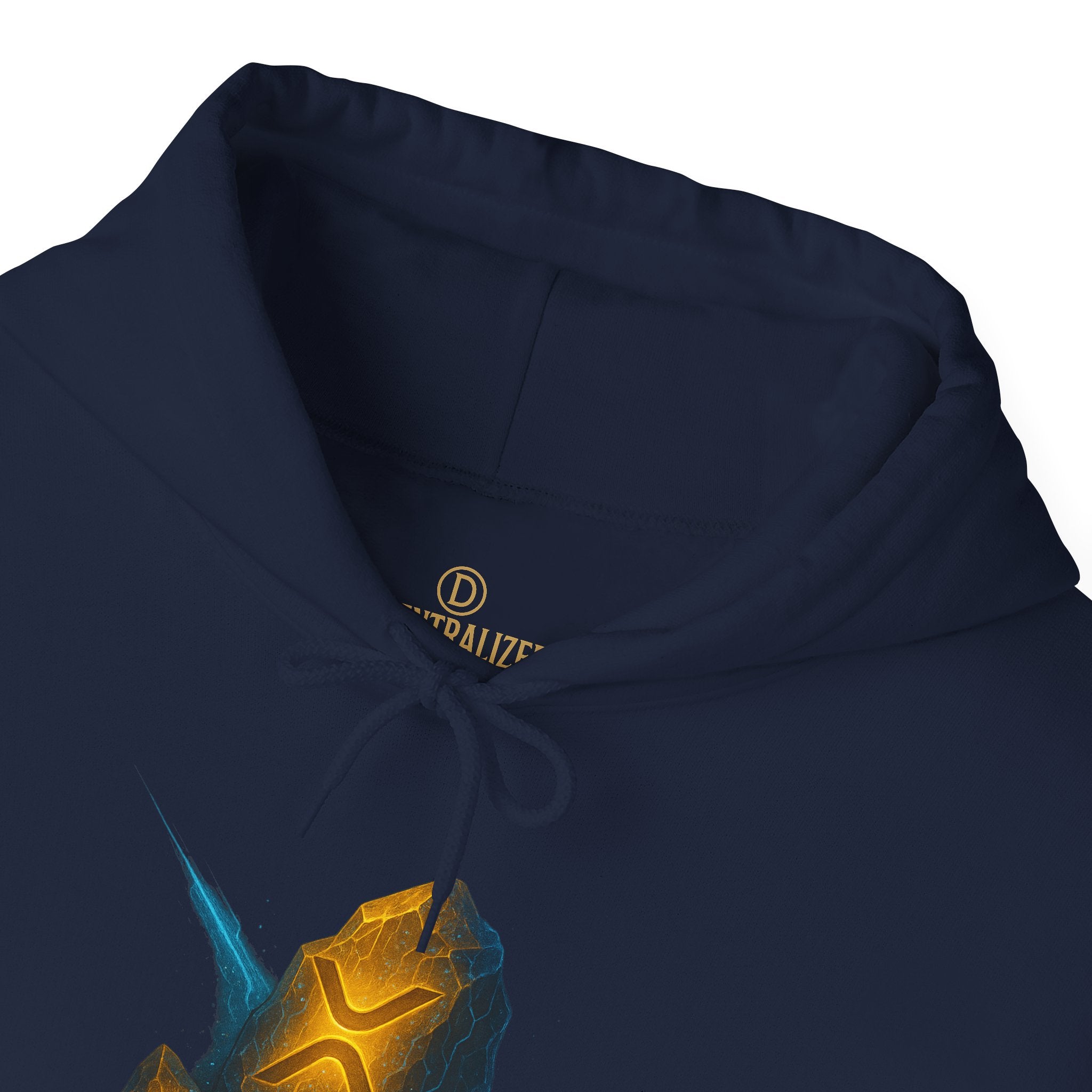 Rune Stone Hoodie — Glowing Mystic Rock Graphic Hooded Sweatshirt