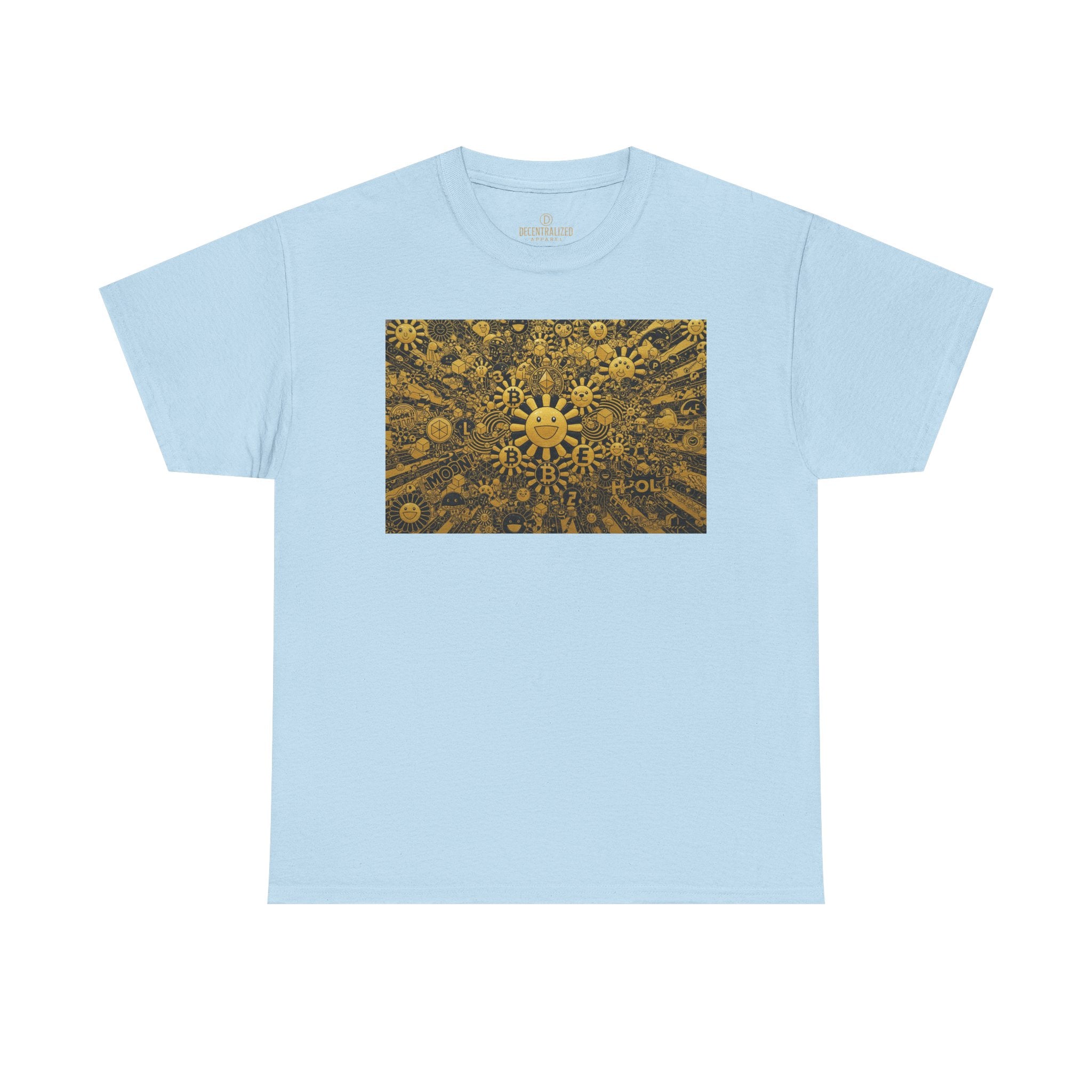 Sunflower Burst T‑Shirt — Golden Sunflower Pattern Tee