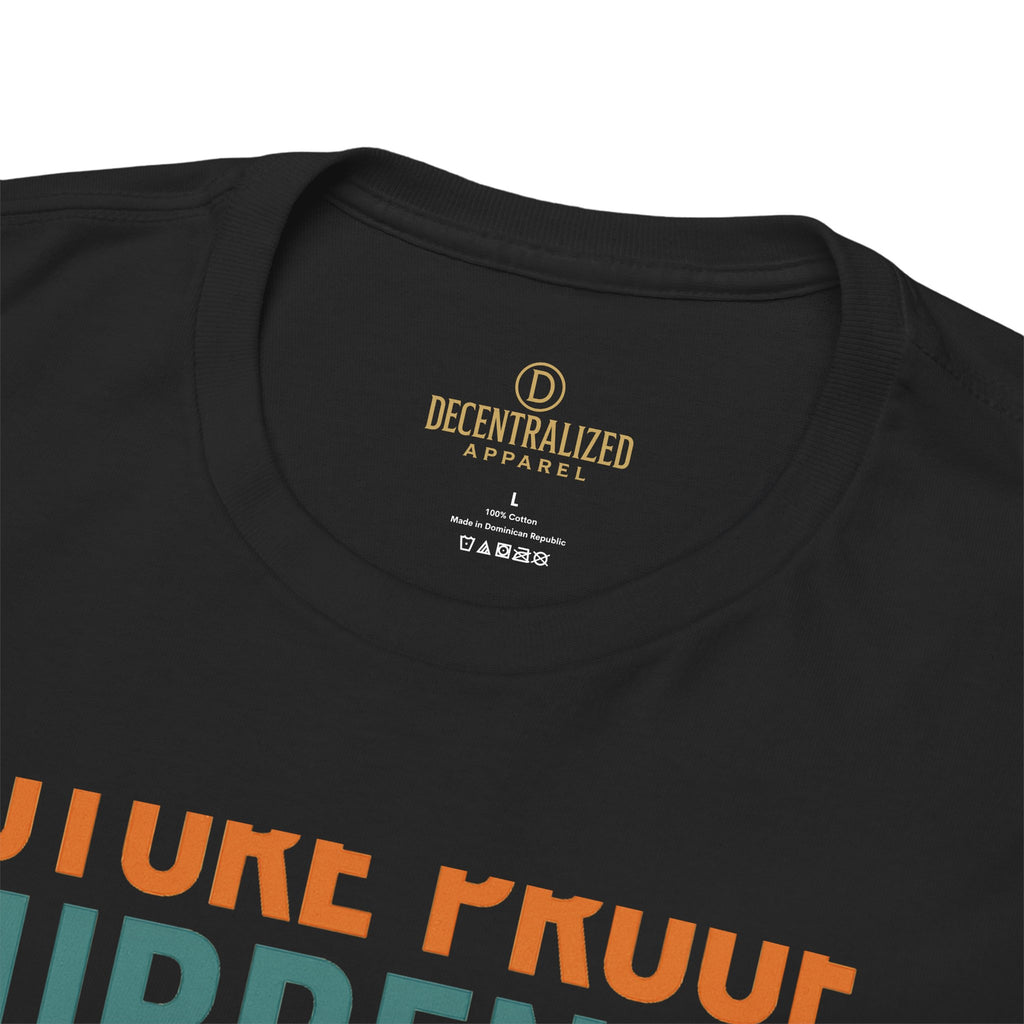 RIPPLE XRP 'Future Proof Currency' Graphic Tee — Crypto Retro Logo Shirt