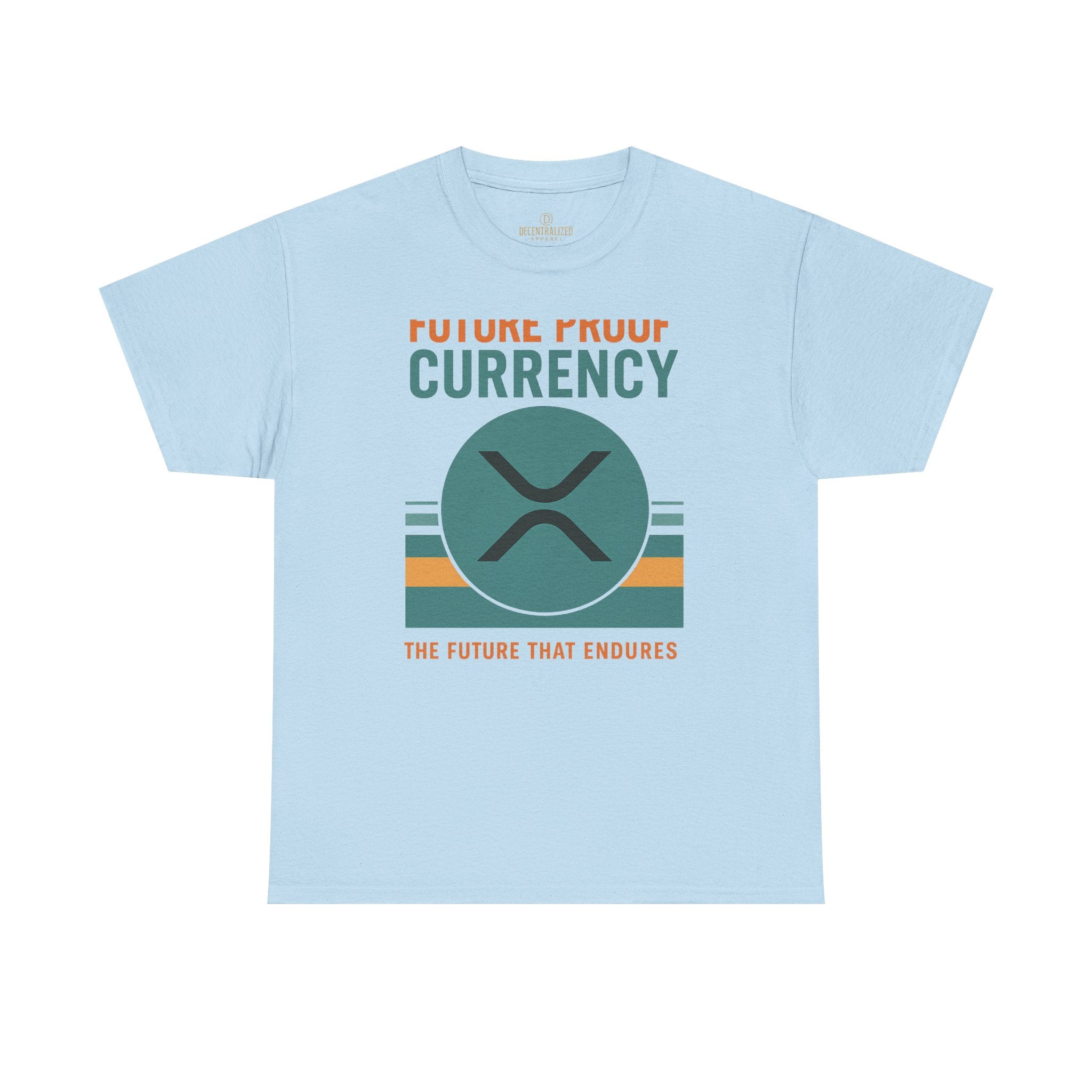 RIPPLE XRP 'Future Proof Currency' Graphic Tee — Crypto Retro Logo Shirt
