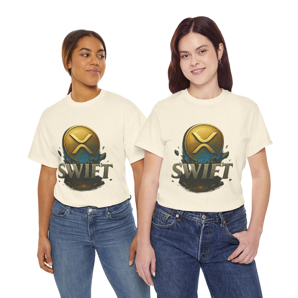 XRP Swift Cryptocurrency T‑Shirt — Ripple Coin Logo Graphic Tee