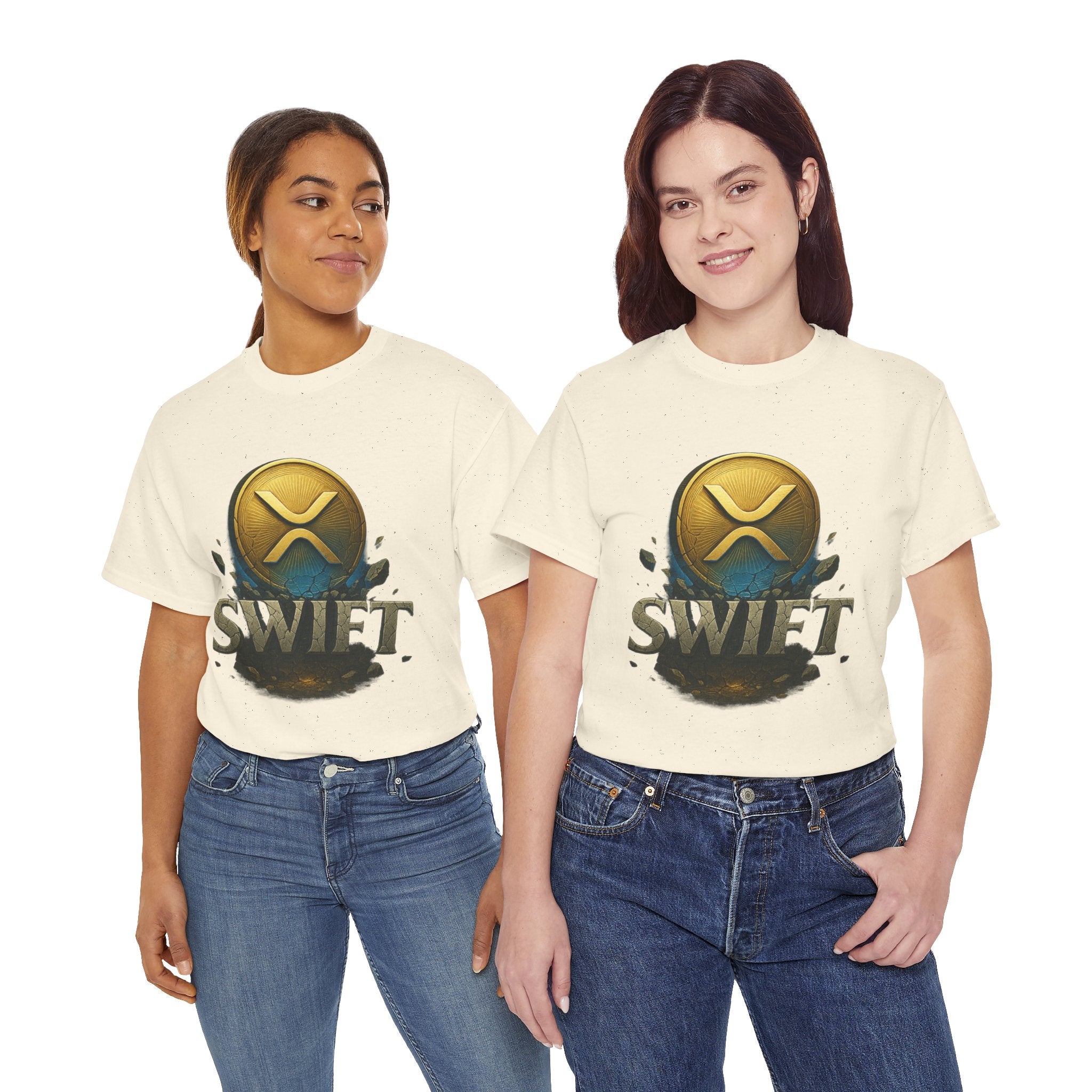 XRP Swift Cryptocurrency T‑Shirt — Ripple Coin Logo Graphic Tee