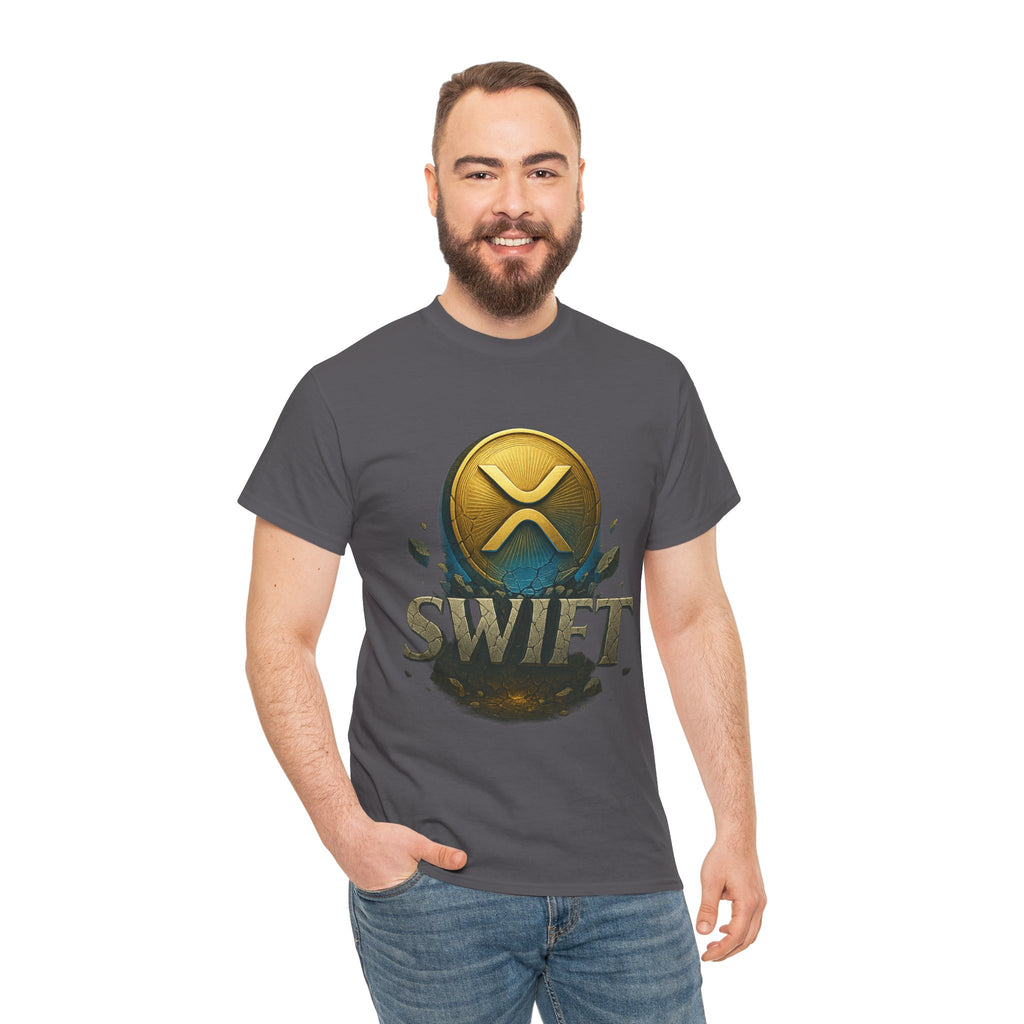 XRP Swift Cryptocurrency T‑Shirt — Ripple Coin Logo Graphic Tee