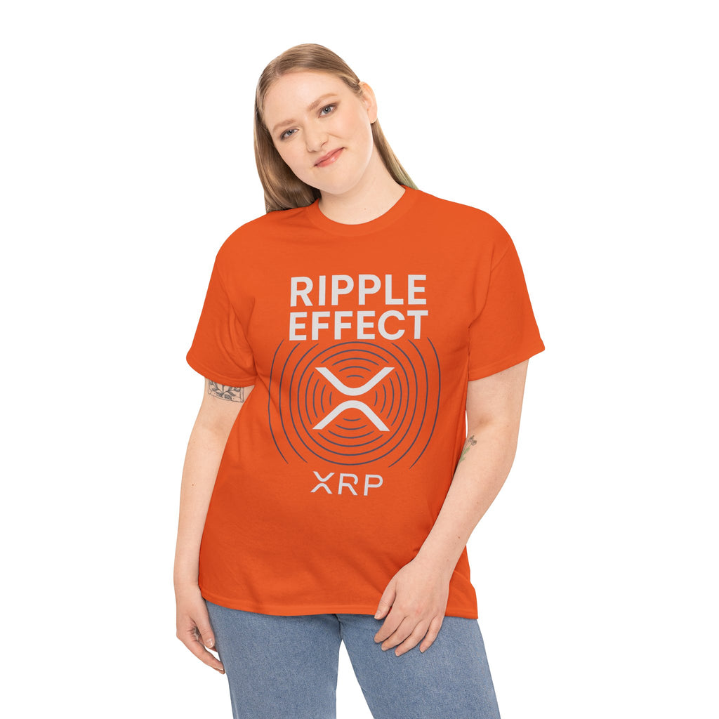 Ripple Effect XRP Tee — Minimal Cryptocurrency Logo T-Shirt