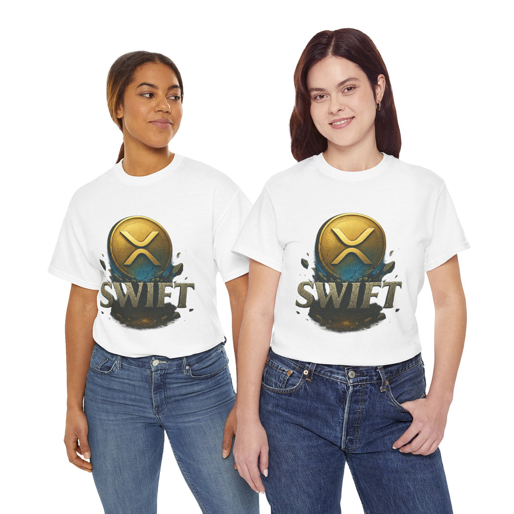 XRP Swift Cryptocurrency T‑Shirt — Ripple Coin Logo Graphic Tee