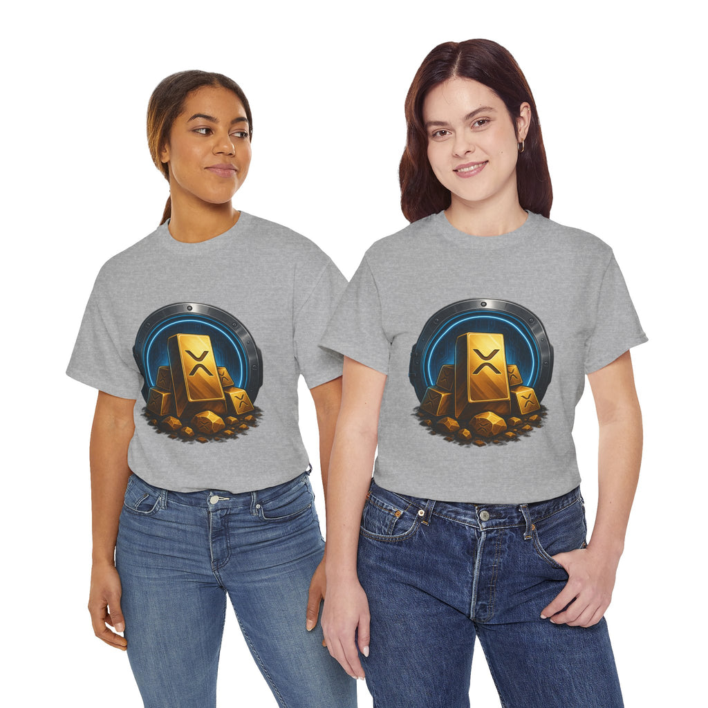 Crypto Gold Bars T-Shirt — Ripple (XRP) Stack Graphic Tee