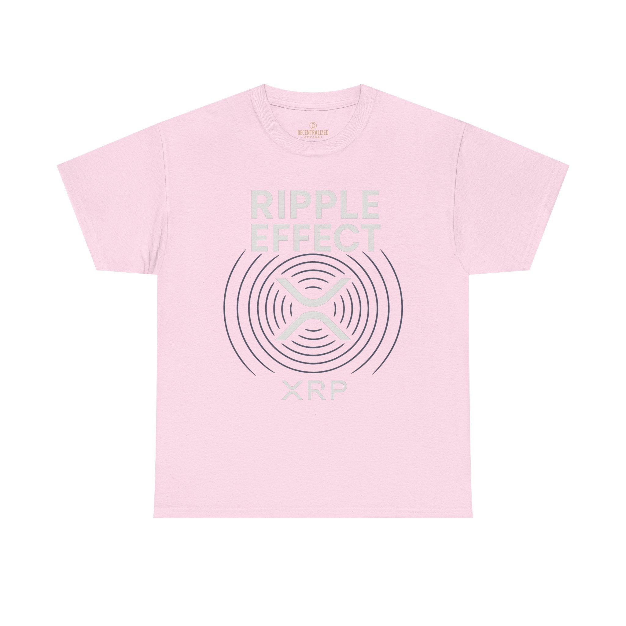 Ripple Effect XRP Tee — Minimal Cryptocurrency Logo T-Shirt