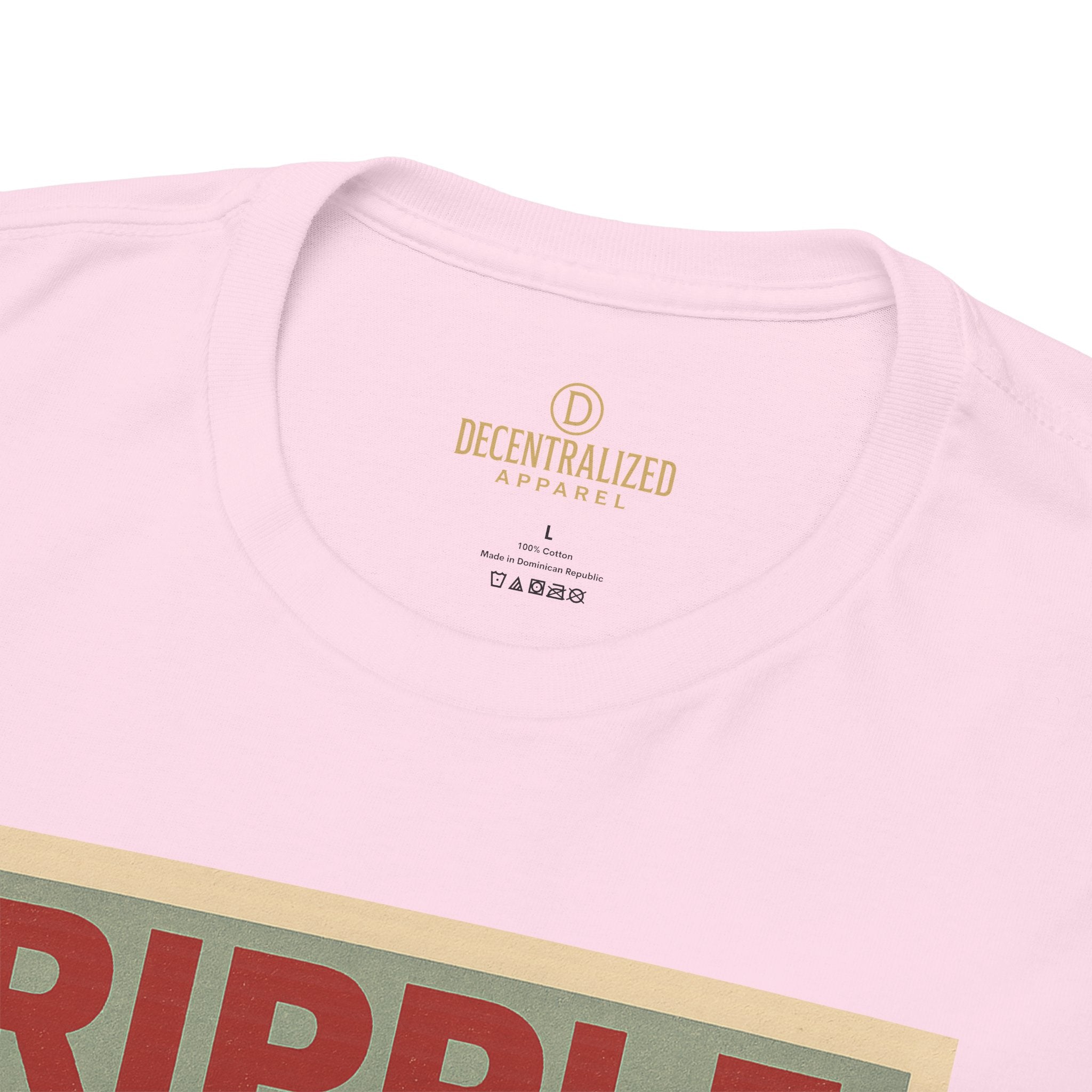 Ripple Effect Tee — Vintage Wave XRP Crypto Graphic T-Shirt