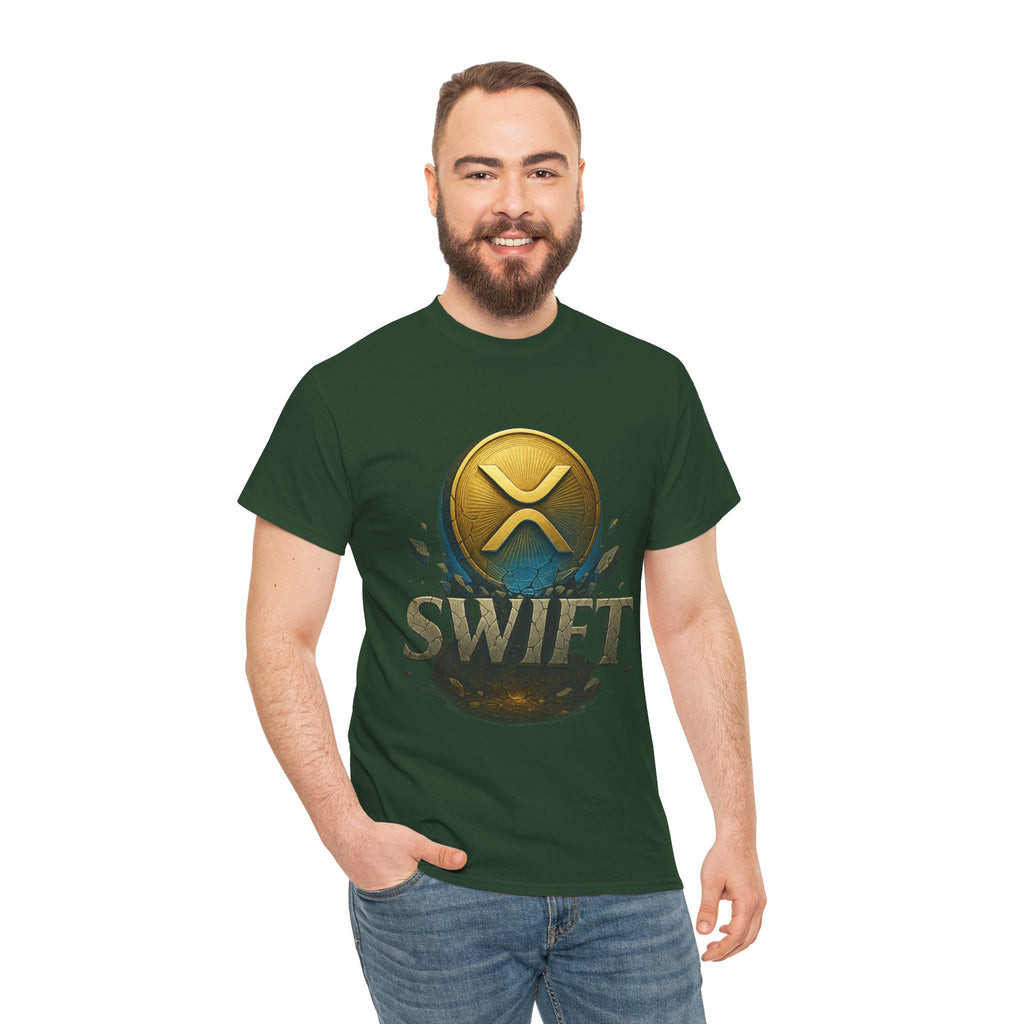 XRP Swift Cryptocurrency T‑Shirt — Ripple Coin Logo Graphic Tee