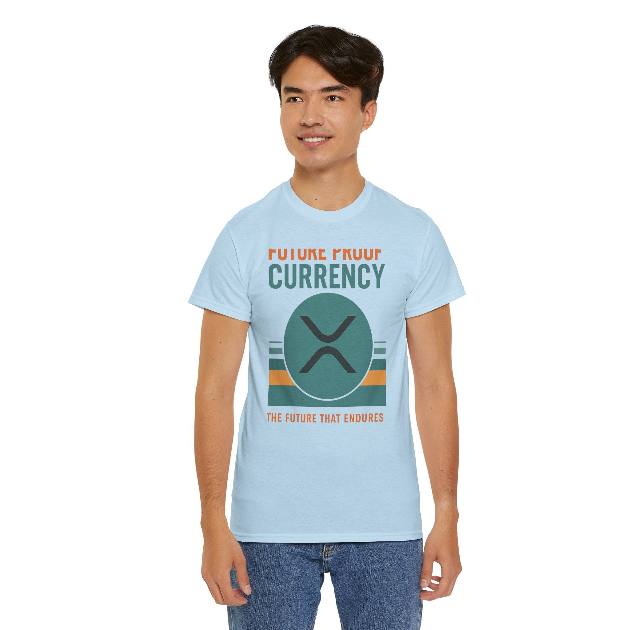RIPPLE XRP 'Future Proof Currency' Graphic Tee — Crypto Retro Logo Shirt