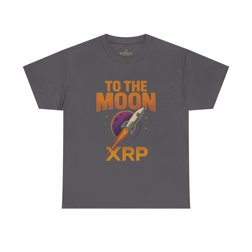 XRP To The Moon Tee — Cryptocurrency Investor Rocket Shirt