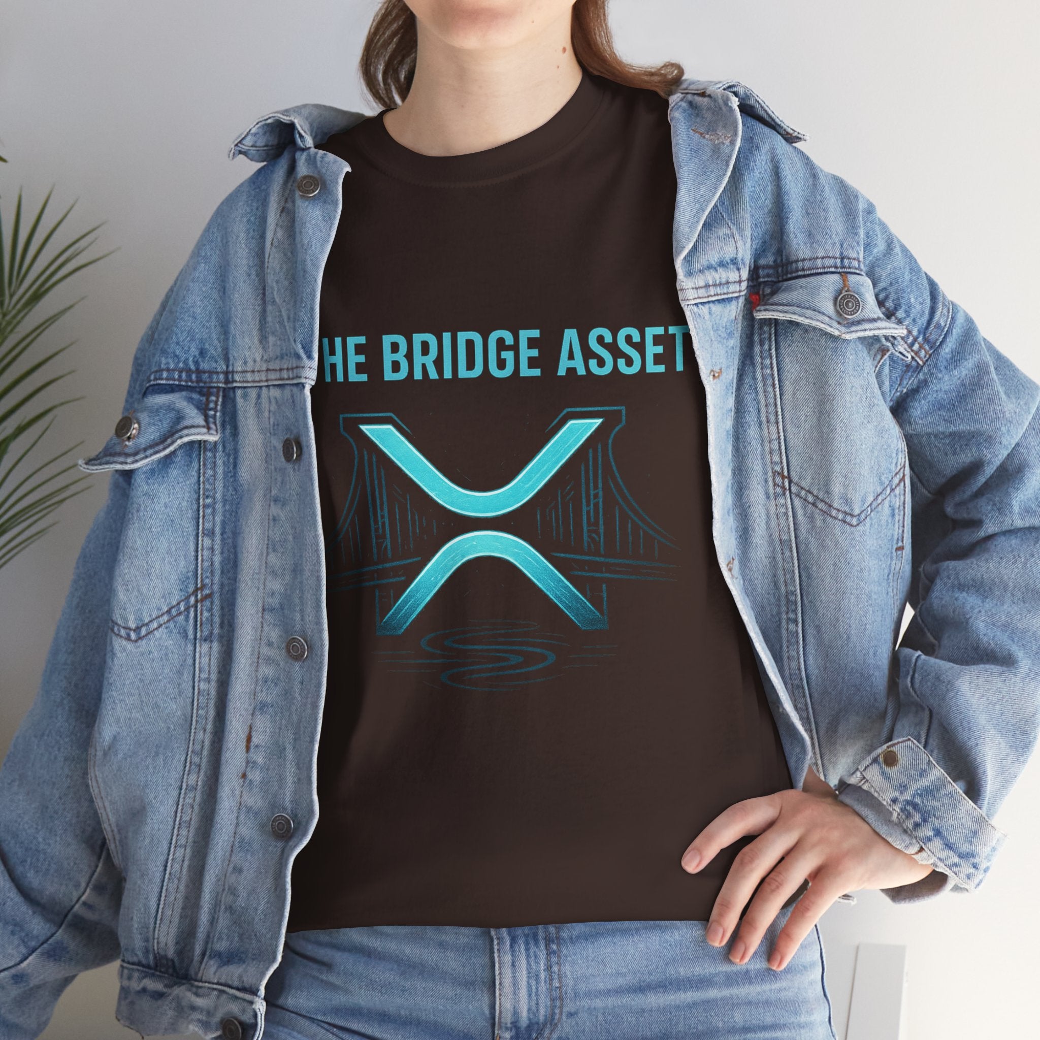 XRP 'The Bridge Asset' Graphic Tee — Crypto Ripple Logo Shirt