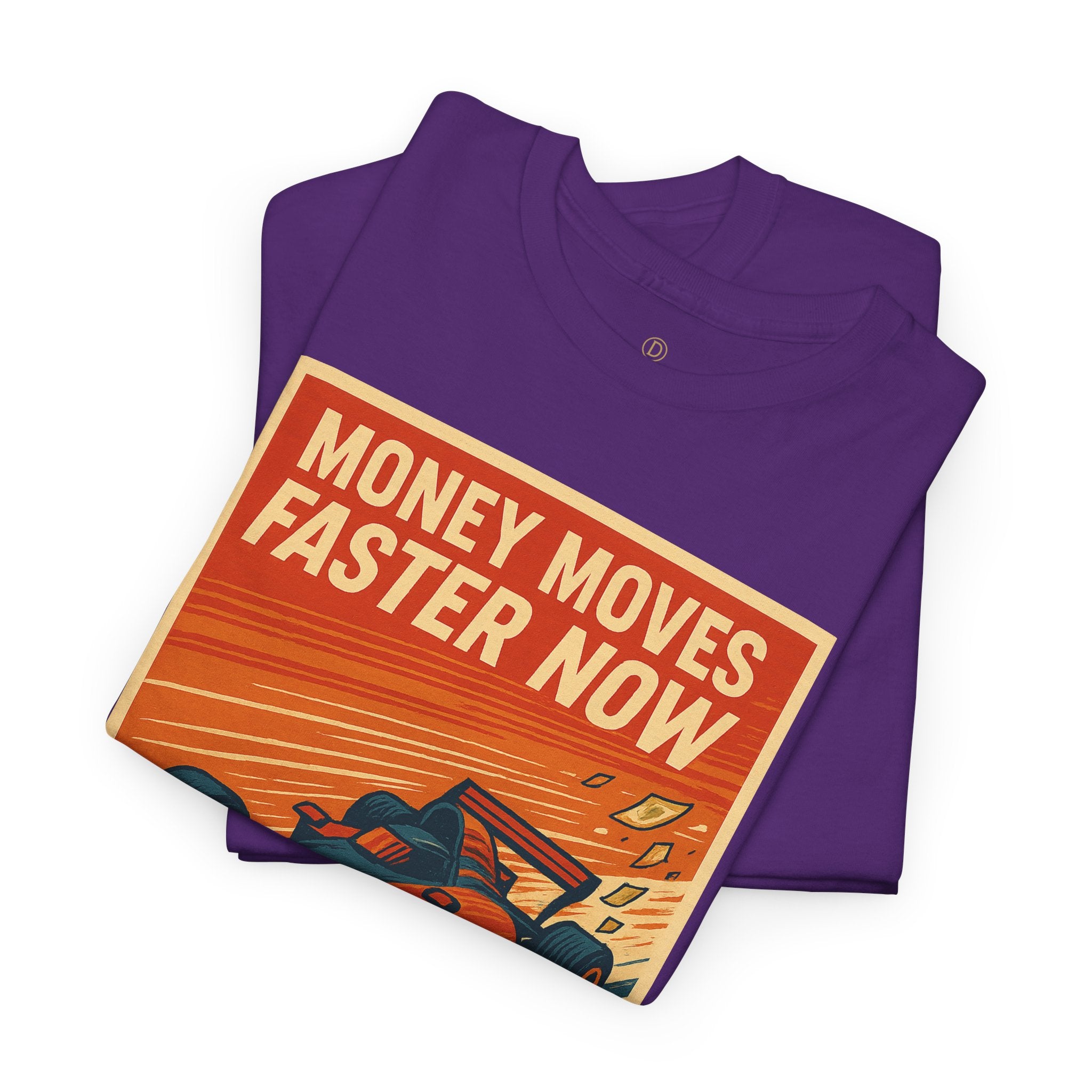XRP 'Money Moves Faster Now' Racing Tee — Crypto Enthusiast T-Shirt