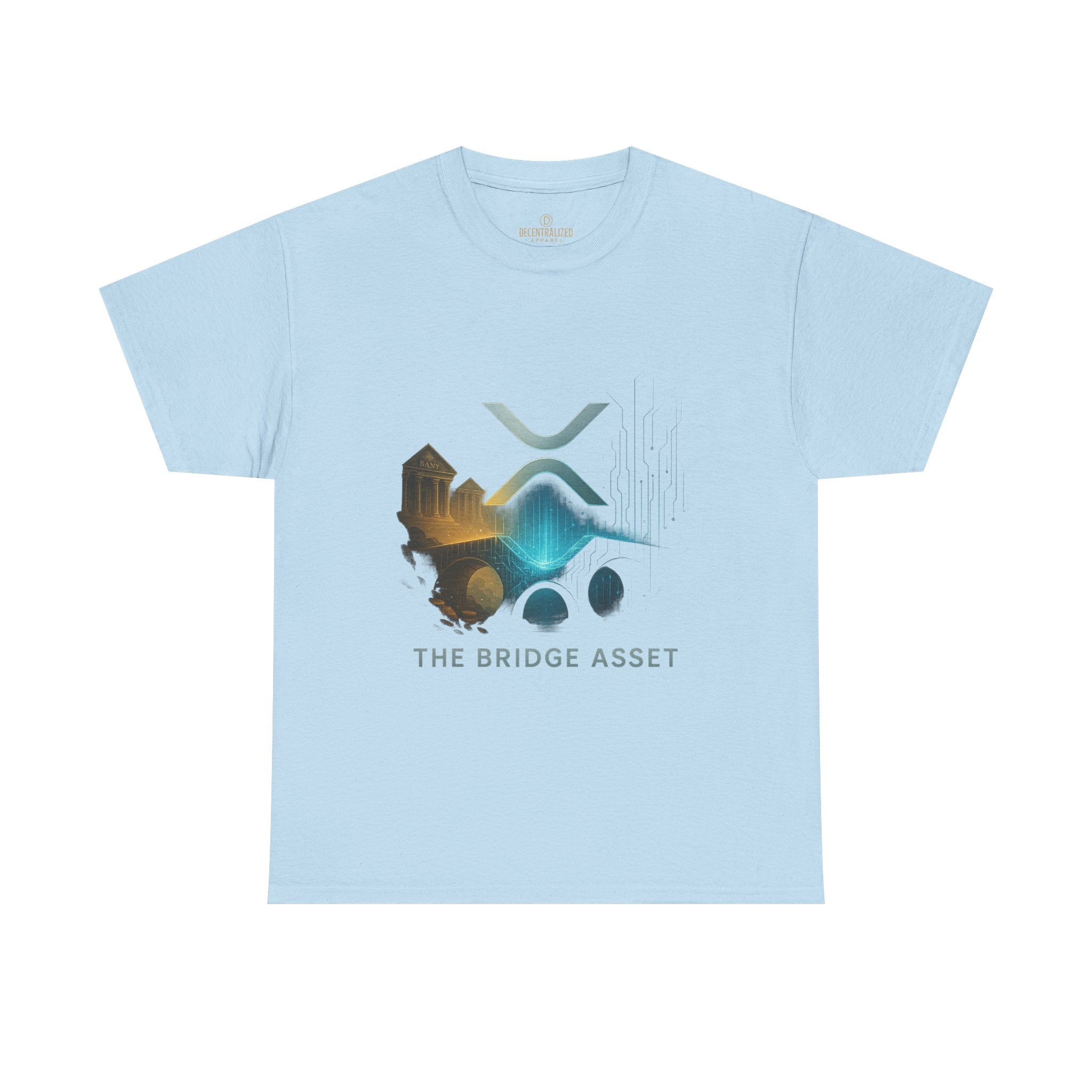 Ripple XRP Crypto Tee — 'The Bridge Asset' Logo T-Shirt