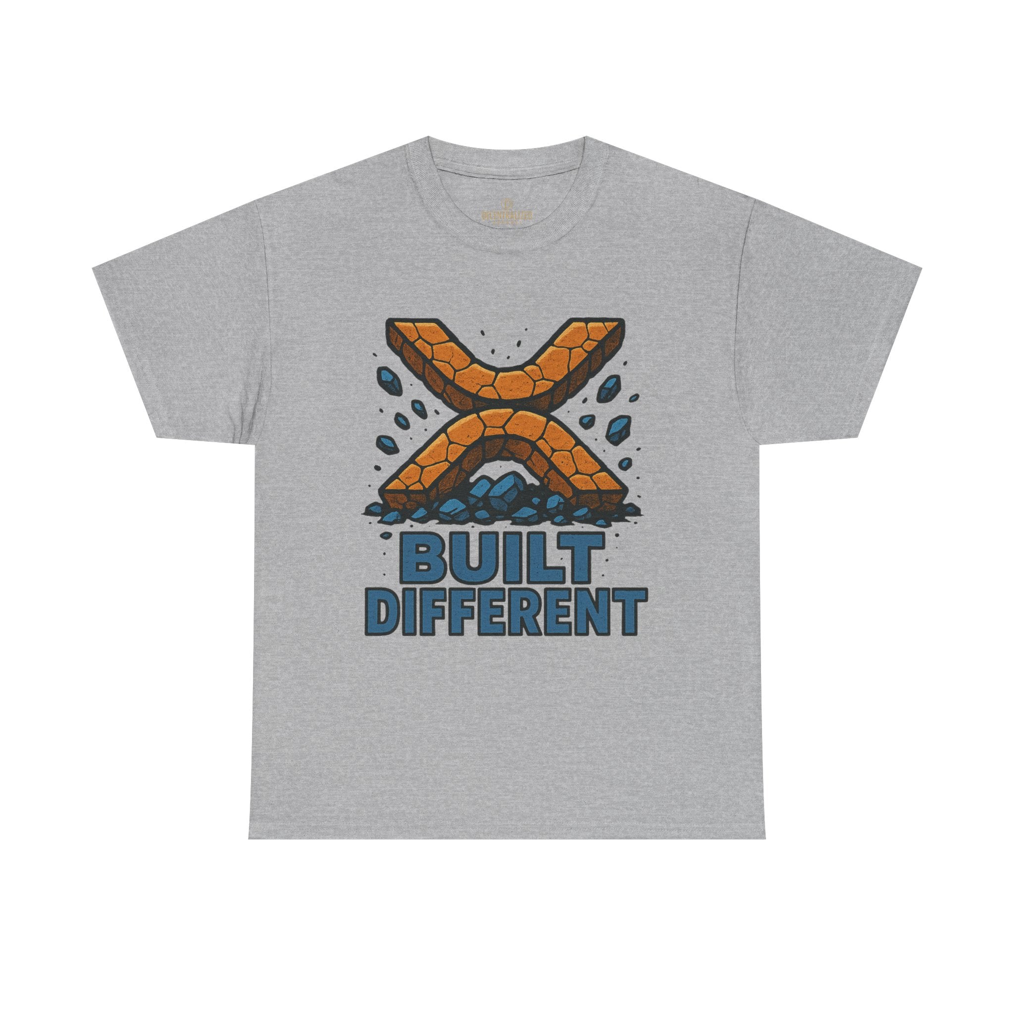 Built Different T-Shirt — Rugged Crypto X Design Tee