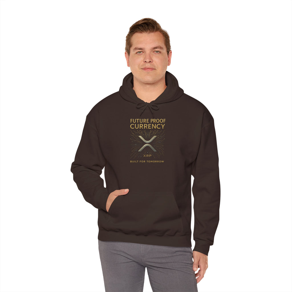 Future Proof Currency Hoodie – XRP Logo Crypto Sweatshirt