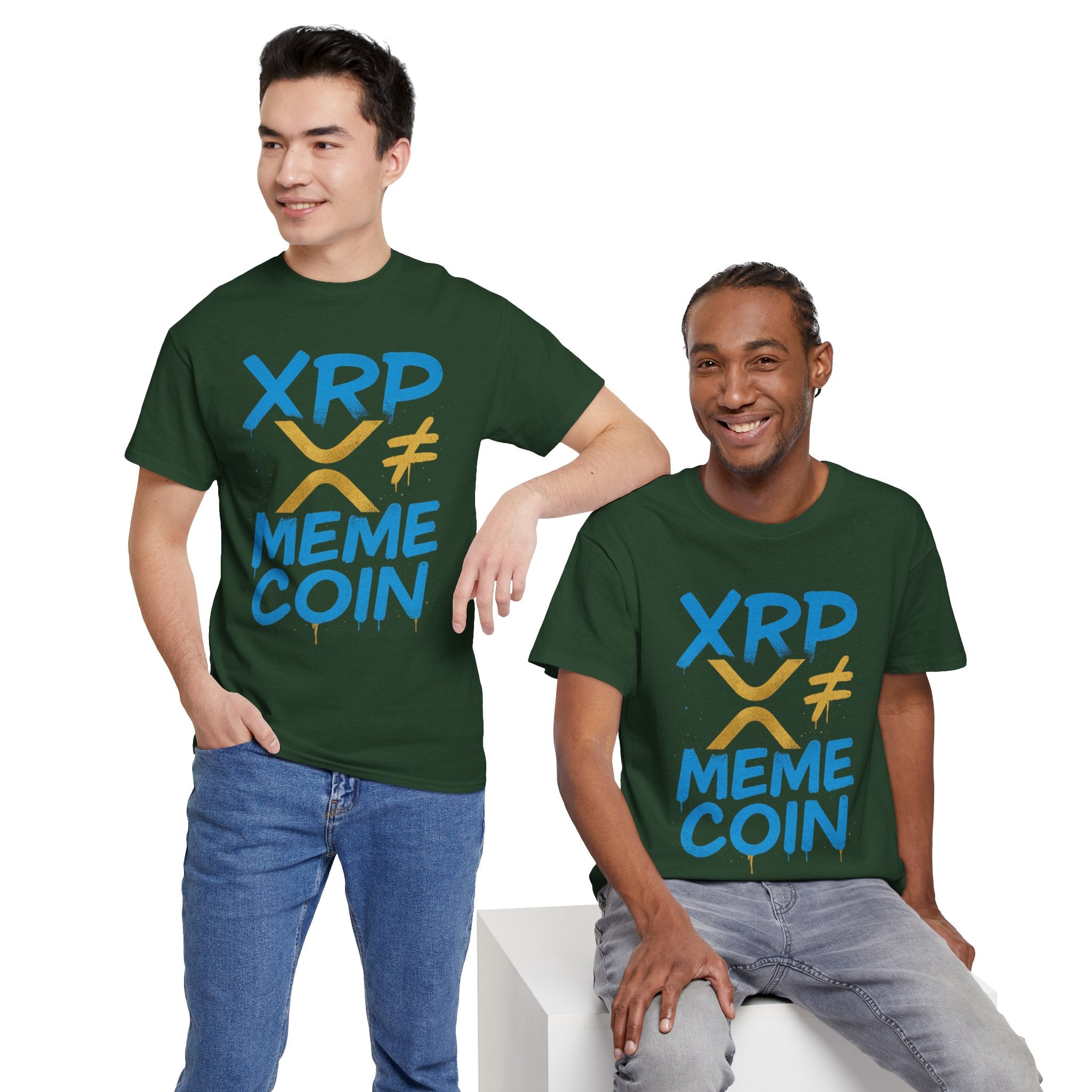 XRP ≠ Meme Coin T‑Shirt — Crypto Advocate Graphic Tee