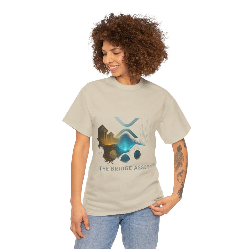 Ripple XRP Crypto Tee — 'The Bridge Asset' Logo T-Shirt