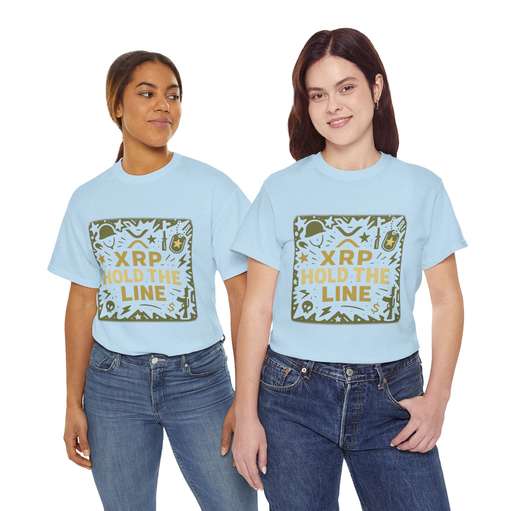T-Shirt — XRP Hold The Line Crypto Graphic Tee