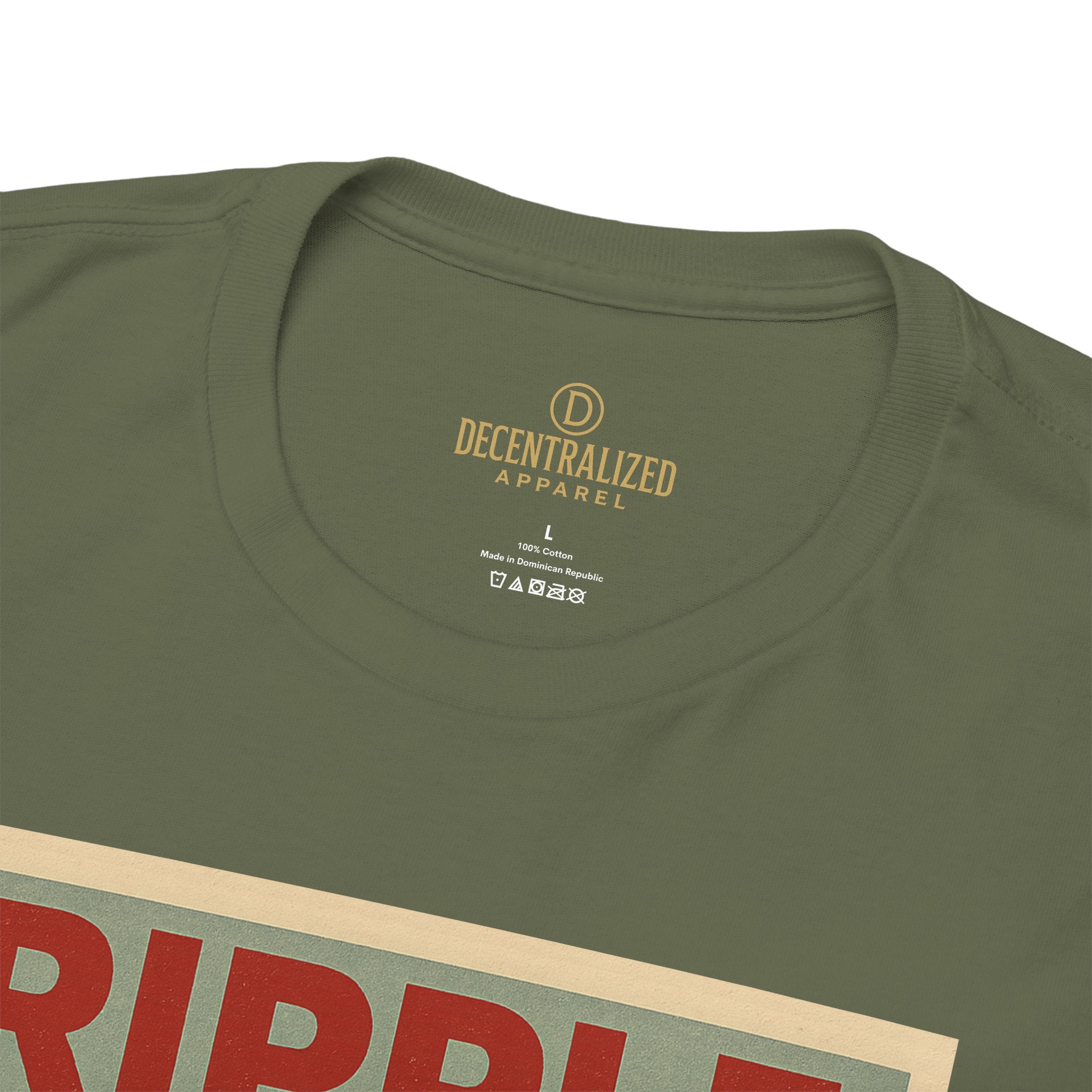 Ripple Effect Tee — Vintage Wave XRP Crypto Graphic T-Shirt