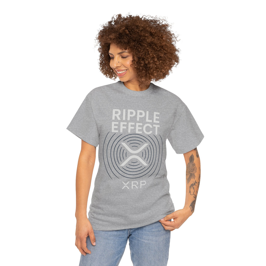 Ripple Effect XRP Tee — Minimal Cryptocurrency Logo T-Shirt