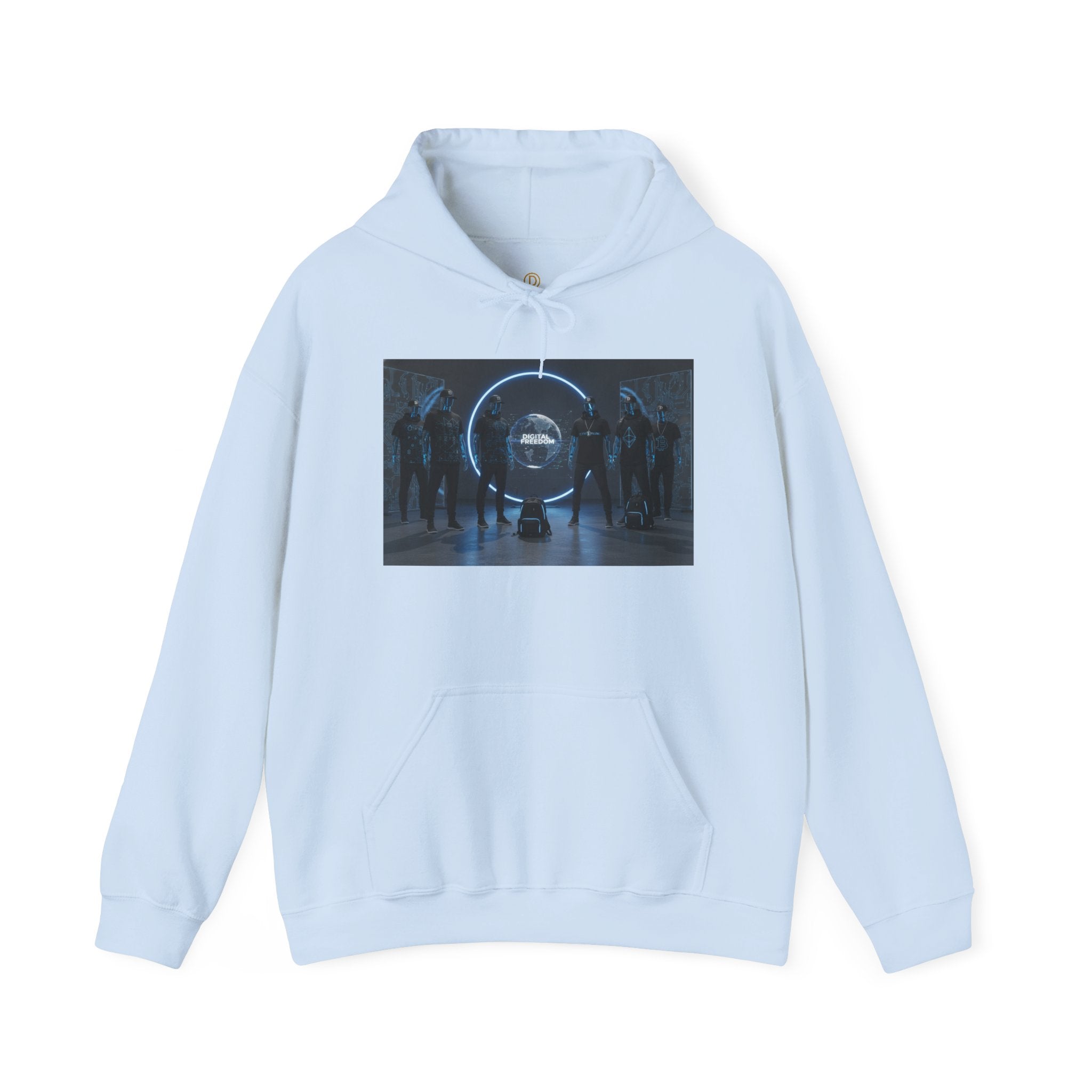 Futuristic Neon Portal Hoodie – Cyberpunk Sci‑Fi Crew Graphic Sweatshirt