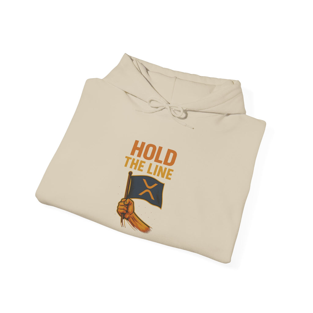 Hold The Line Hoodie — Flag & Fist Graphic Pullover