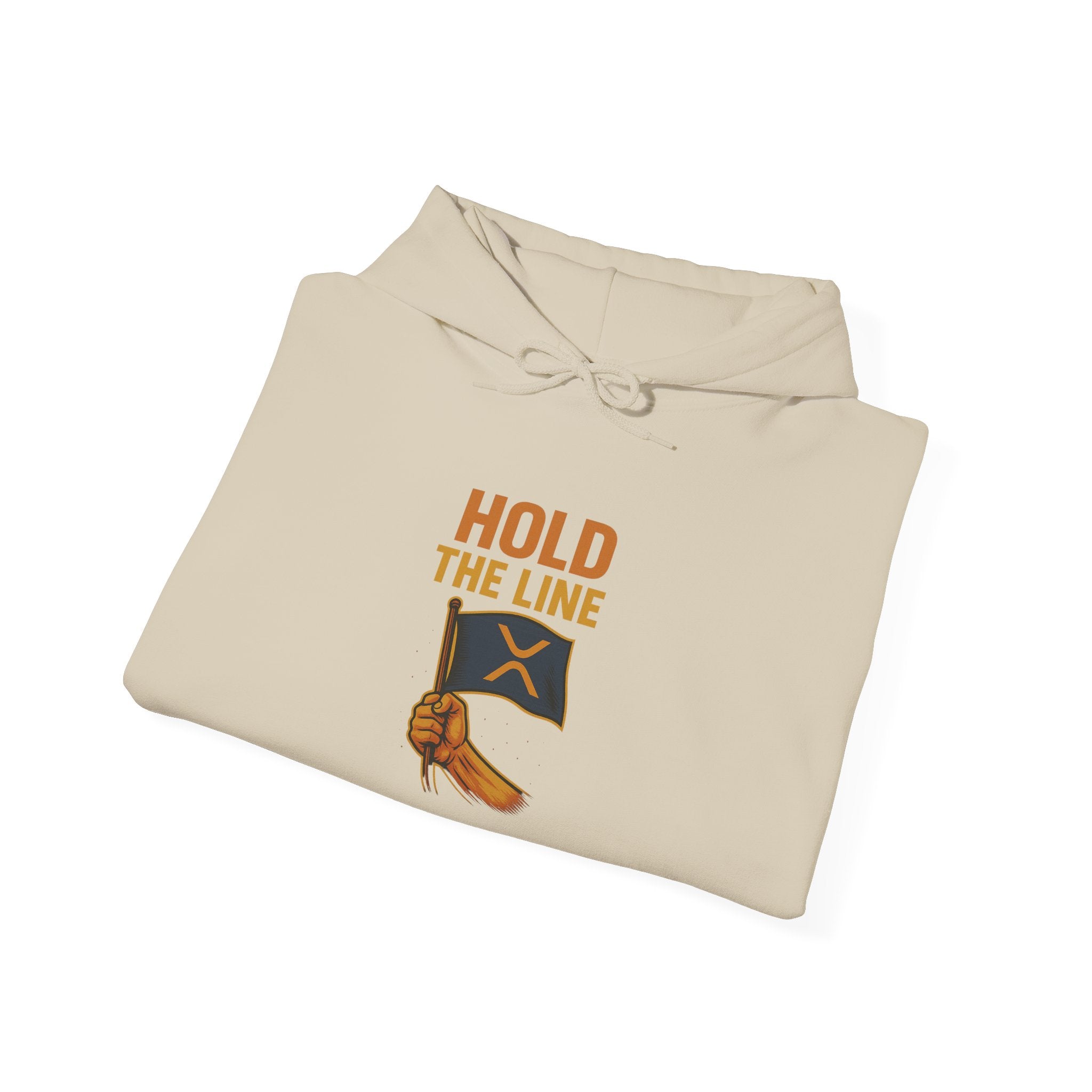 Hold The Line Hoodie — Flag & Fist Graphic Pullover