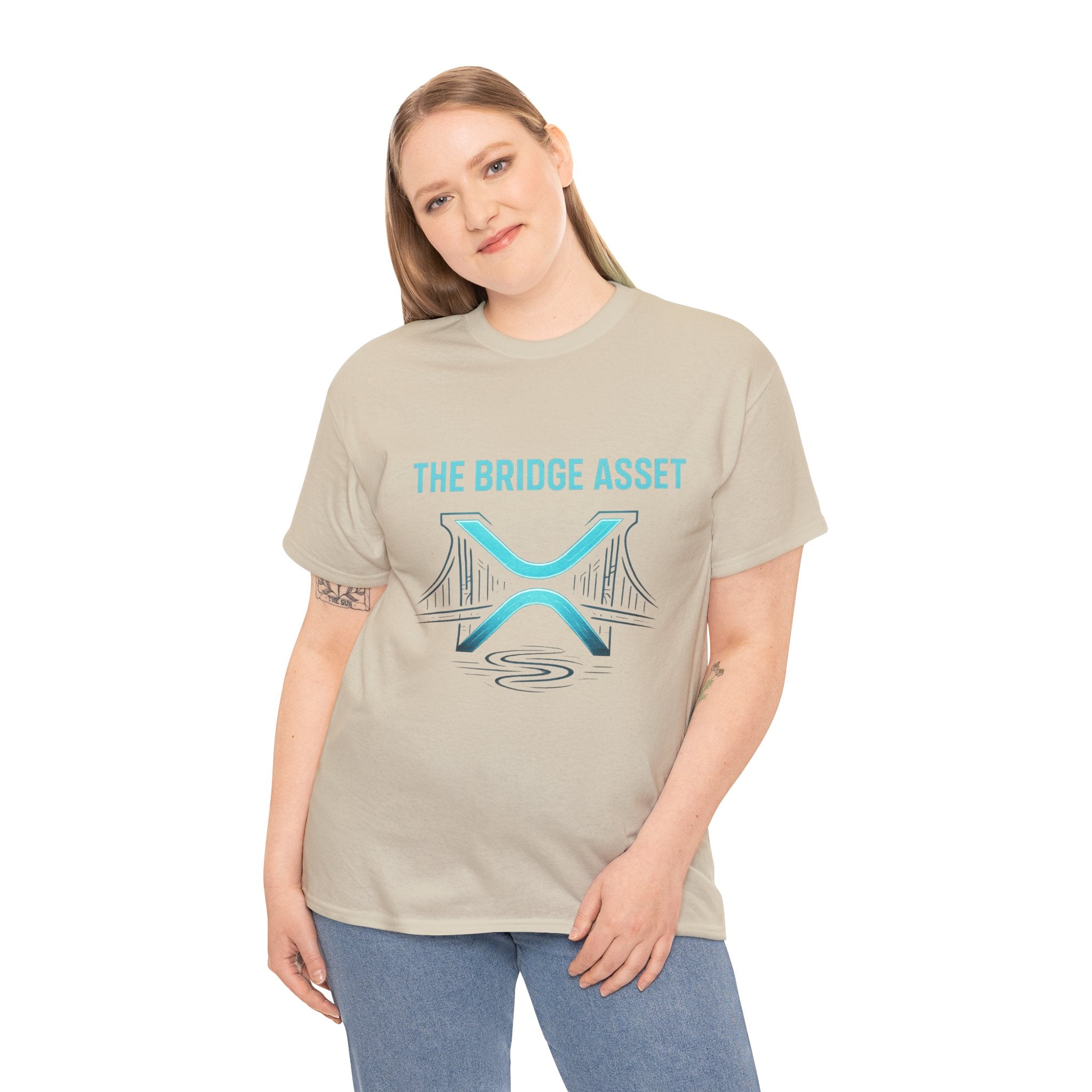XRP 'The Bridge Asset' Graphic Tee — Crypto Ripple Logo Shirt