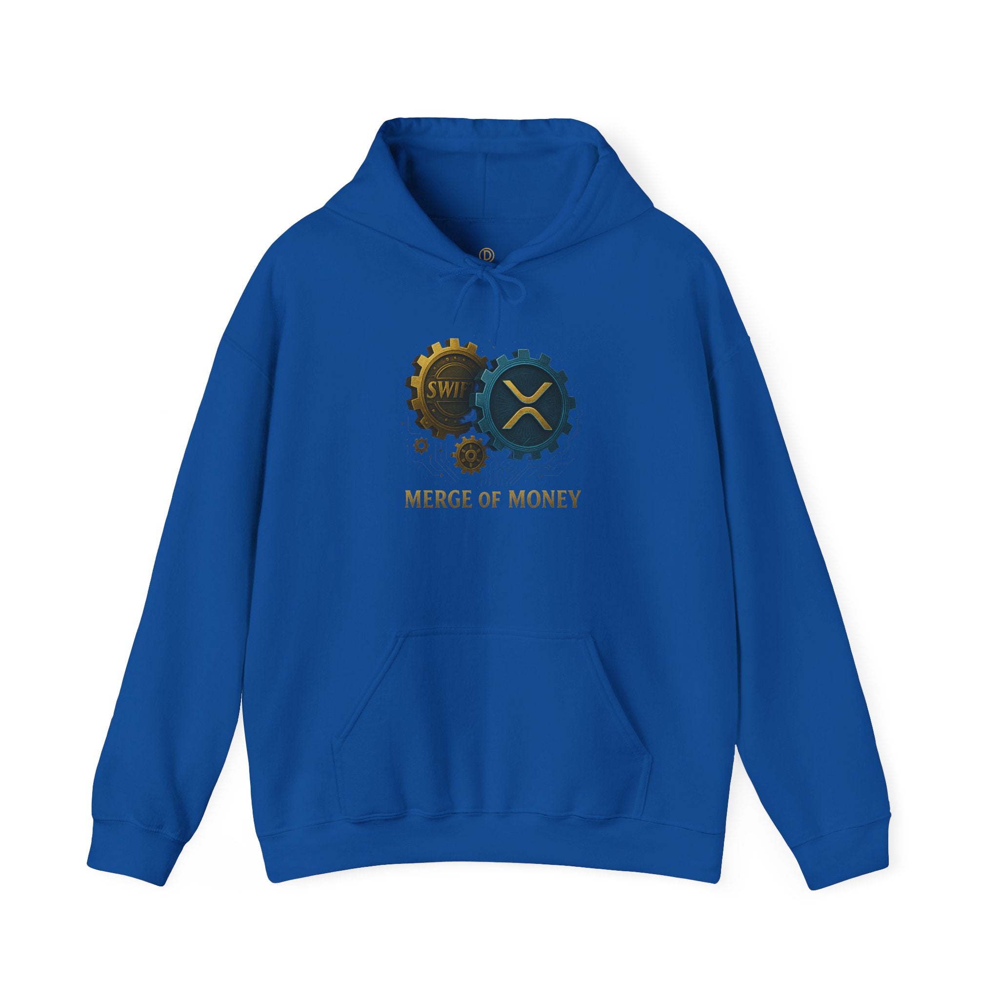 Merge of Money Hoodie — Financial Gears Graphic Pullover