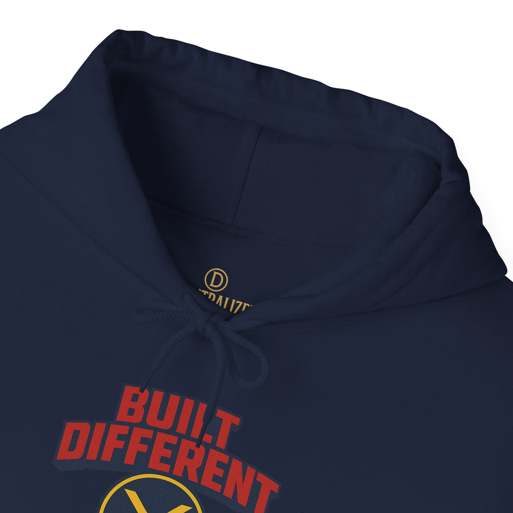 Hoodie - "Built Different Since 2012" Retro Athletic Pullover