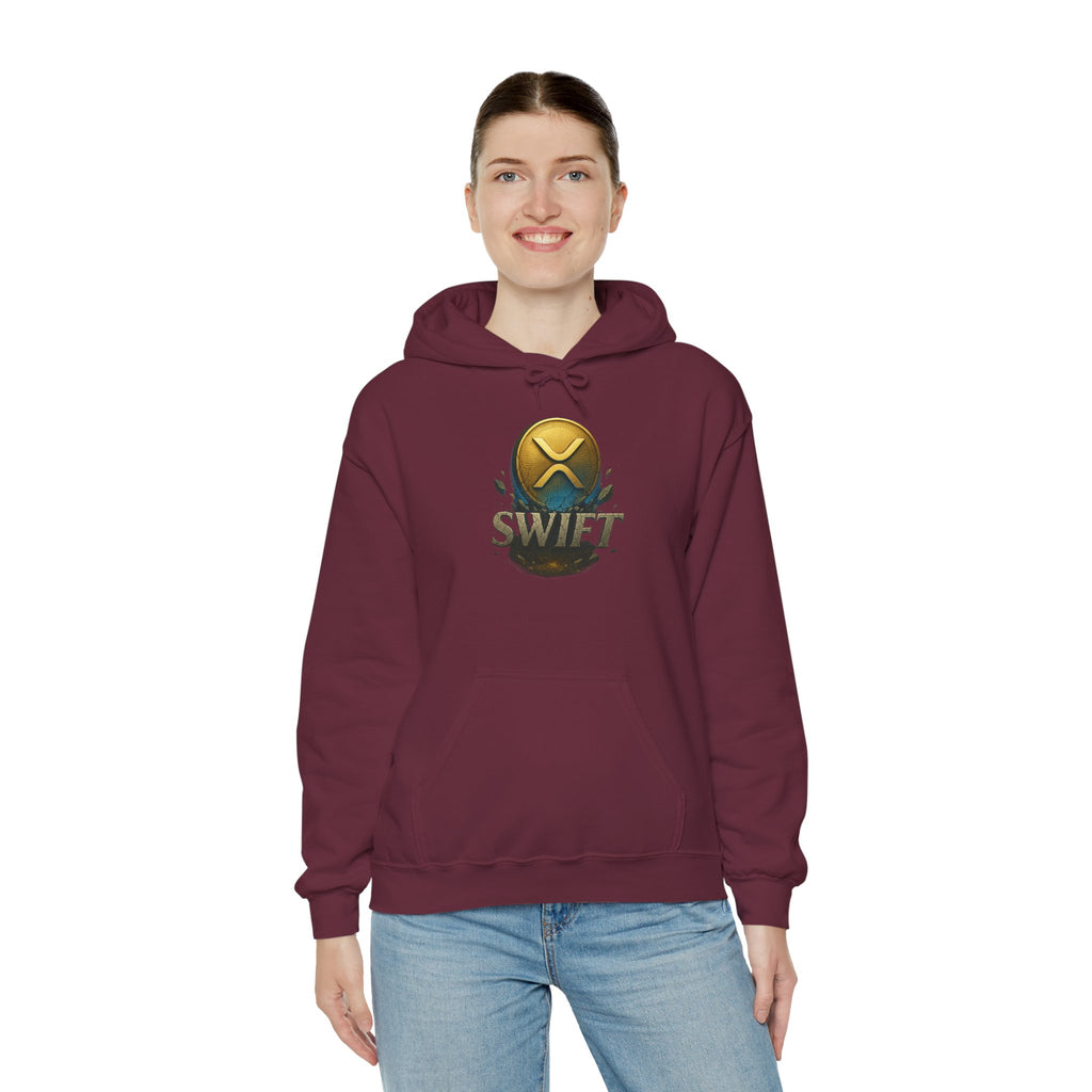 XRP Swell Hoodie — Crypto Ripple Logo Pullover