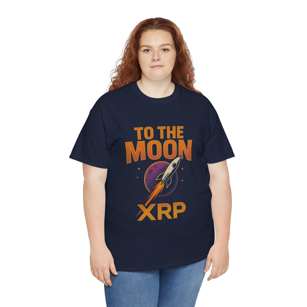 XRP To The Moon Tee — Cryptocurrency Investor Rocket Shirt