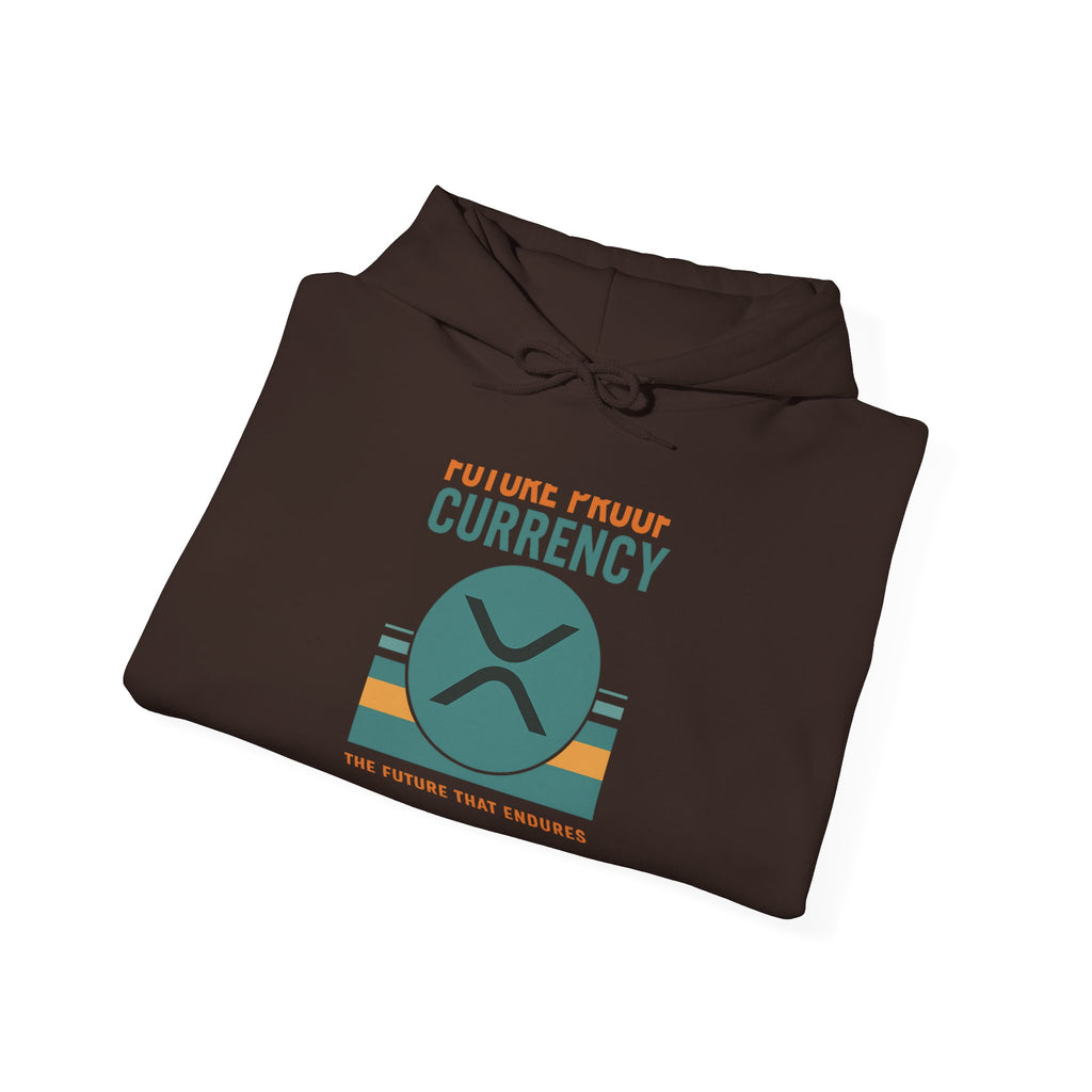 Ripple Crypto Hoodie – “Future Proof Currency” Retro Logo Sweatshirt