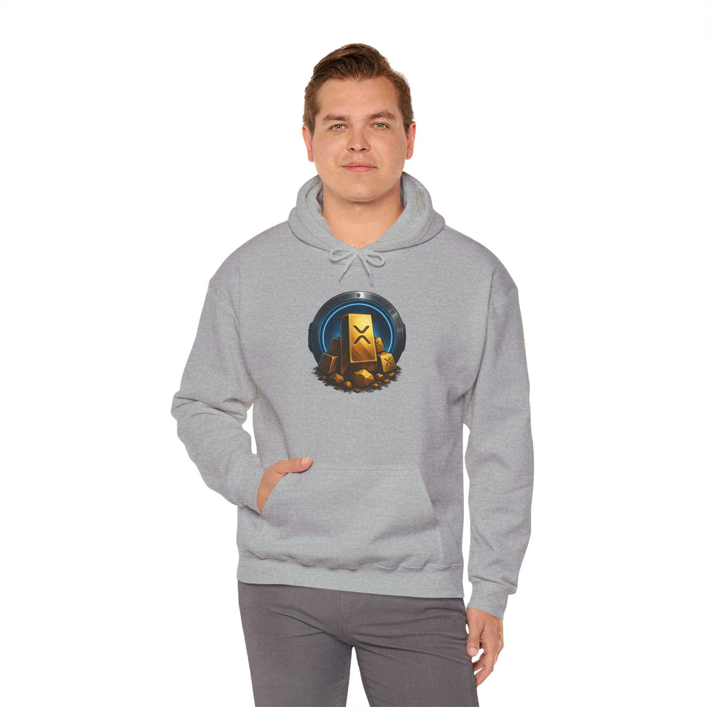 Gaming Treasure Hoodie — Gold Loot Chest Emblem