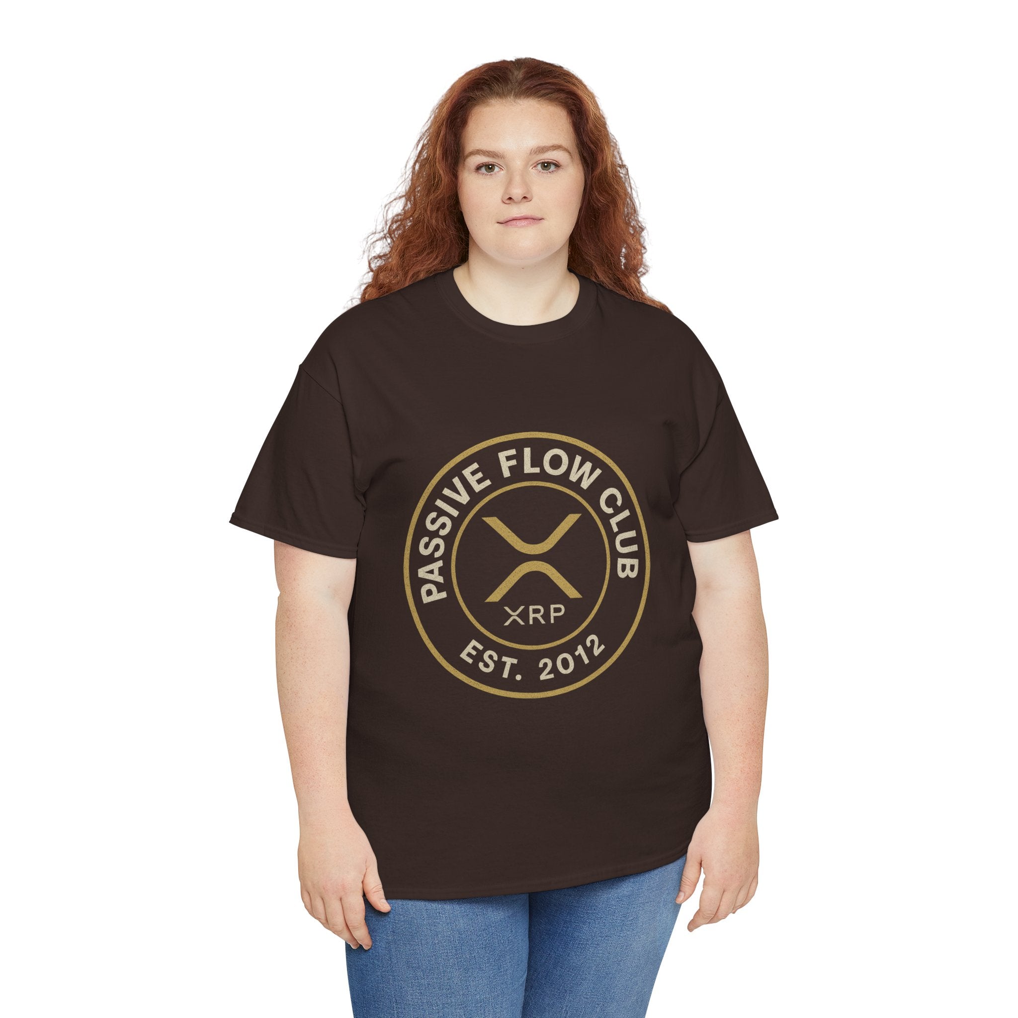 XRP Passive Flow Club T‑Shirt — Crypto Logo Tee (Est. 2012)