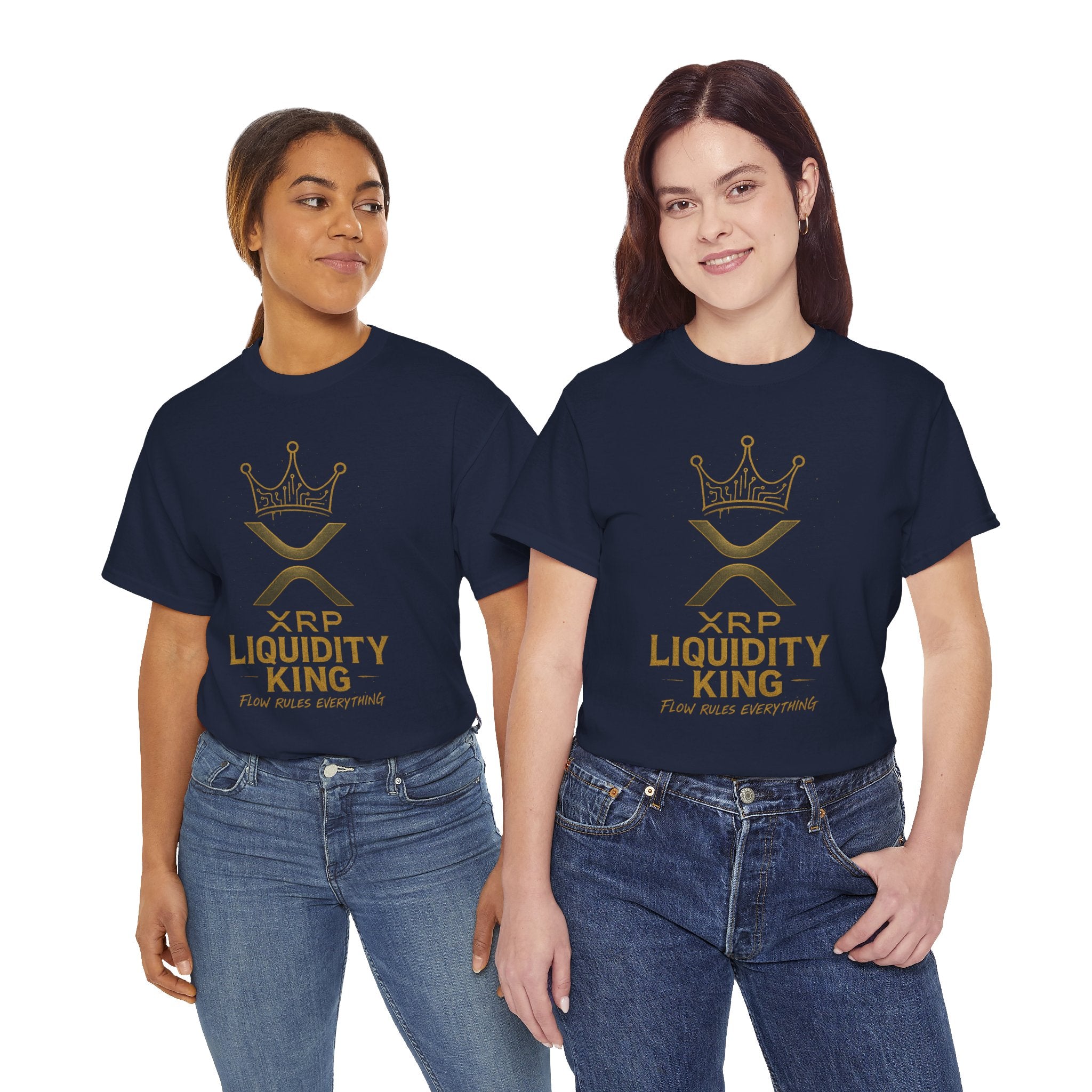 XRP Liquidity King Tee — Crypto Crown T-Shirt