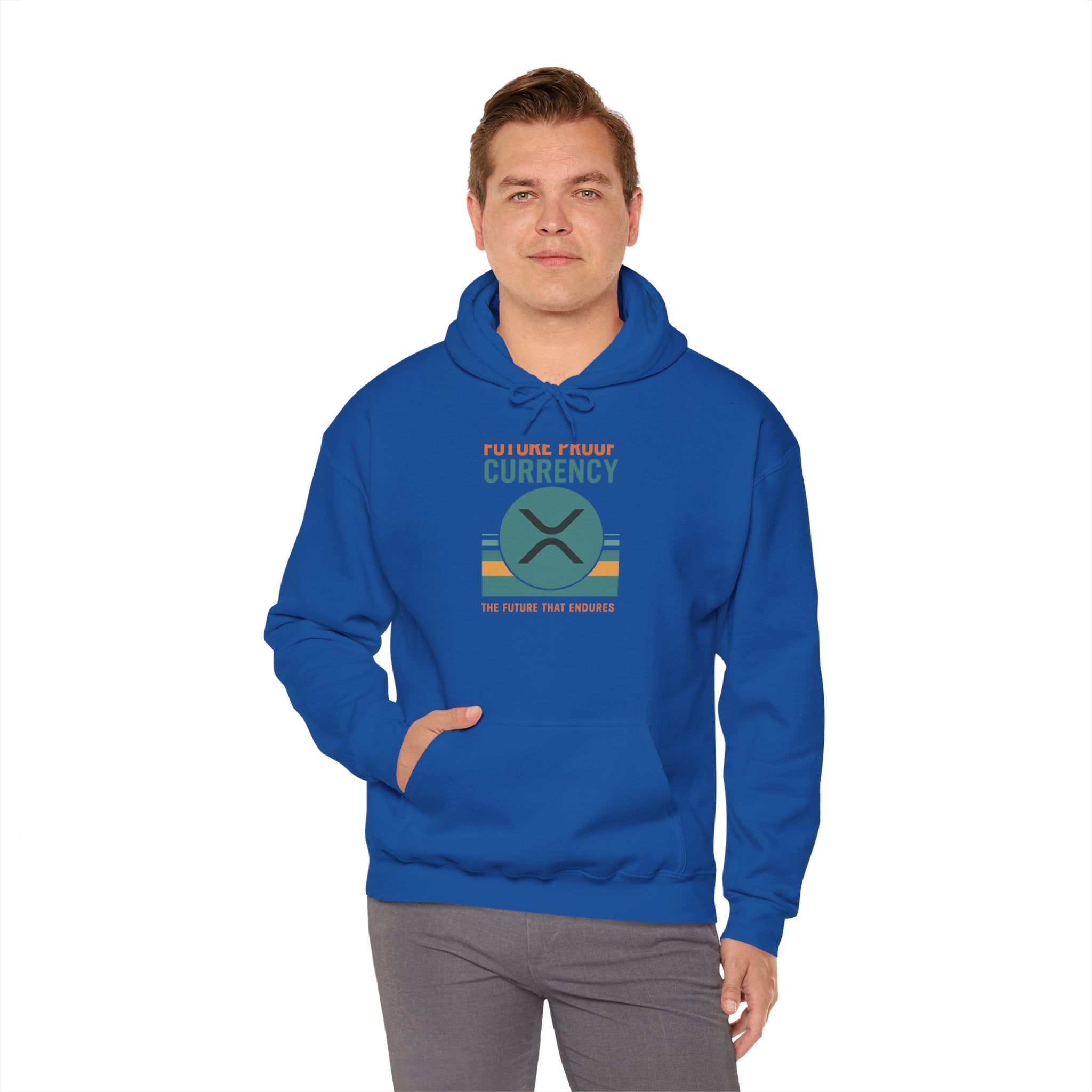 Ripple Crypto Hoodie – “Future Proof Currency” Retro Logo Sweatshirt