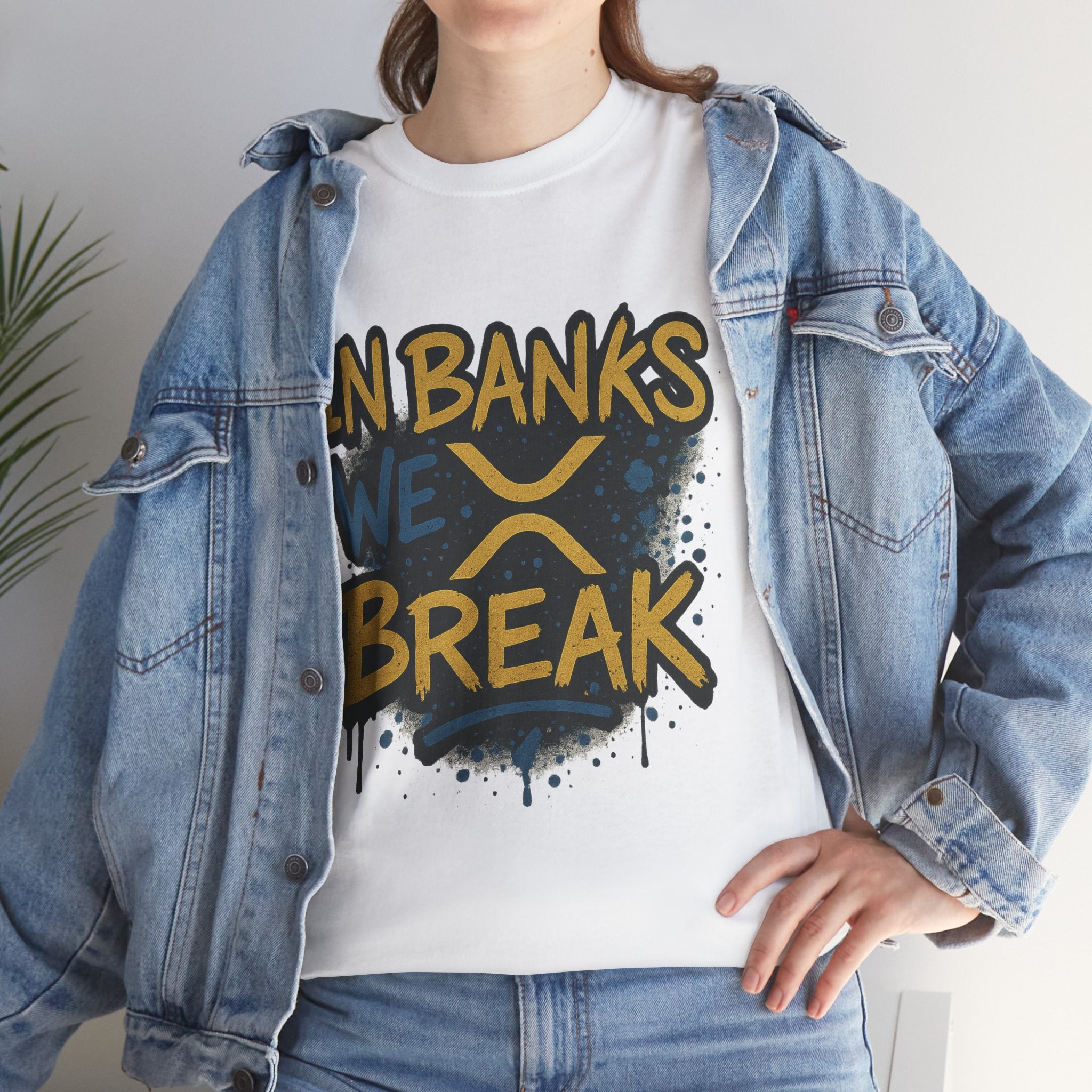 Ripple 'In Banks We Break' Graphic Tee — Crypto XRP Streetwear